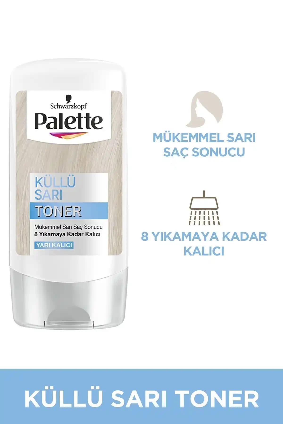 Palette Toner Küllü Sarı Blonder ile Saç Renginizi Değiştirin