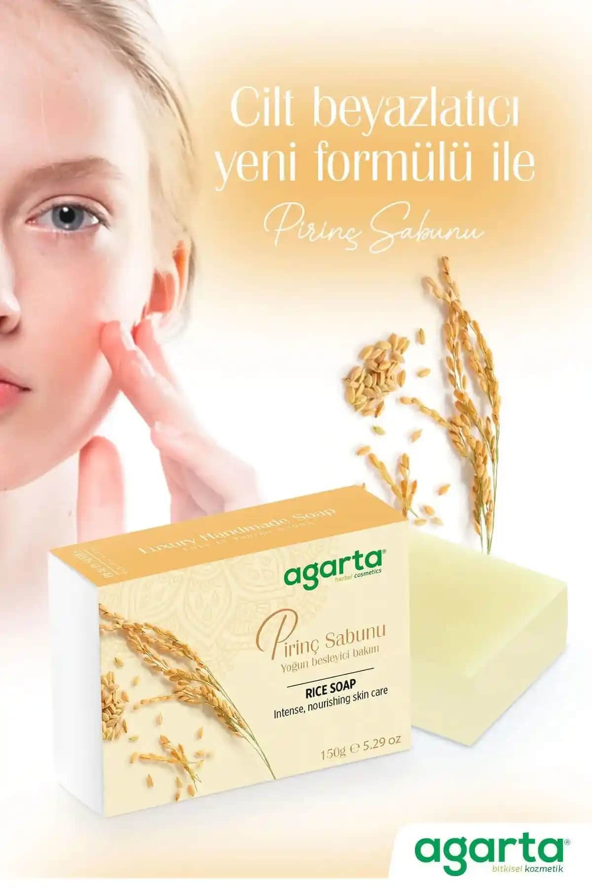 Agarta Cilt Beyazlatıcı Pirinç Sabunu ve Aloe Vera Sabunu Karşılaştırması