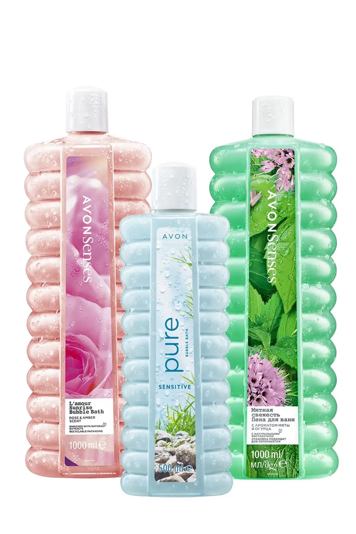 Avon Senses Banyo Köpükleri Karşılaştırması: Nane Salatalık ve Ahududu Delight Özellikleri 1