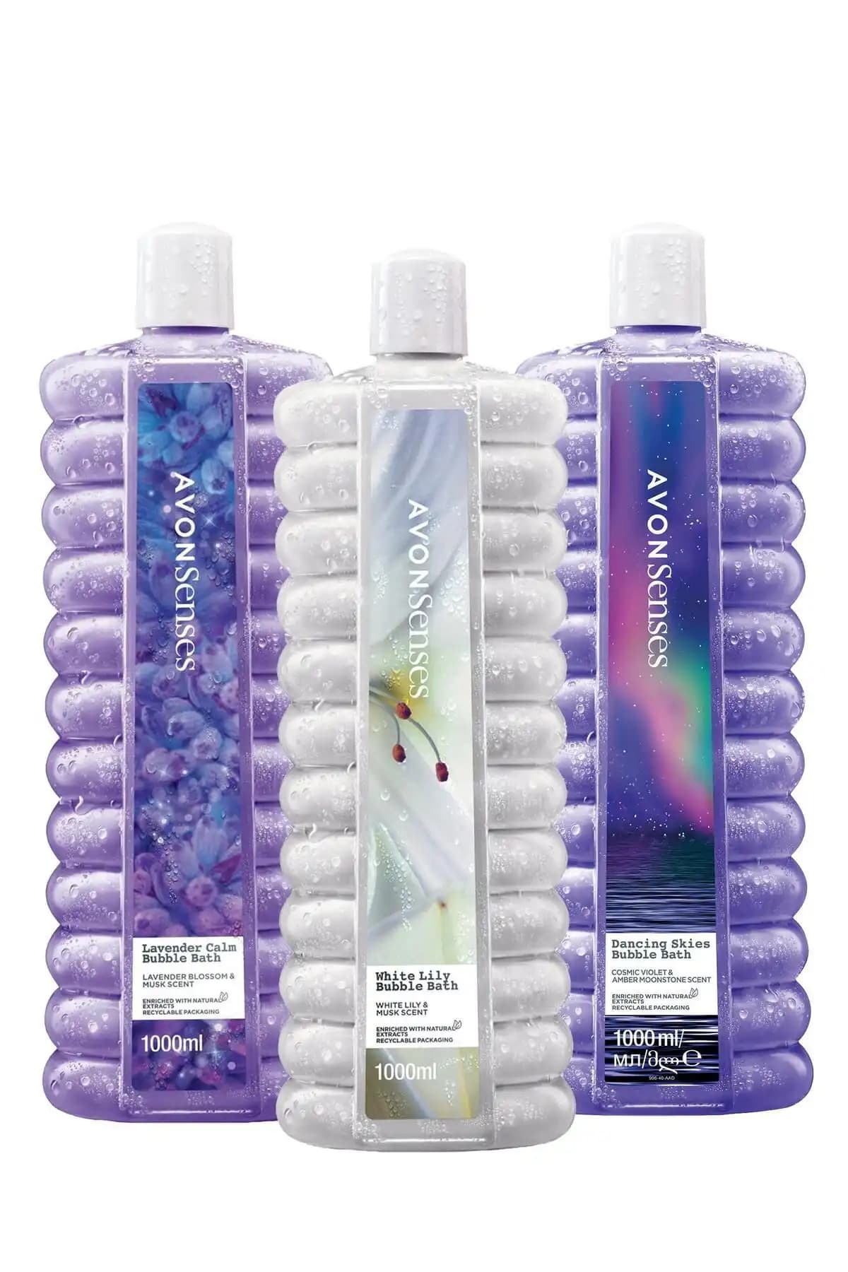 Avon Senses Banyo Köpükleri Karşılaştırması Nane Salatalık ve Zambak Lavanta 2