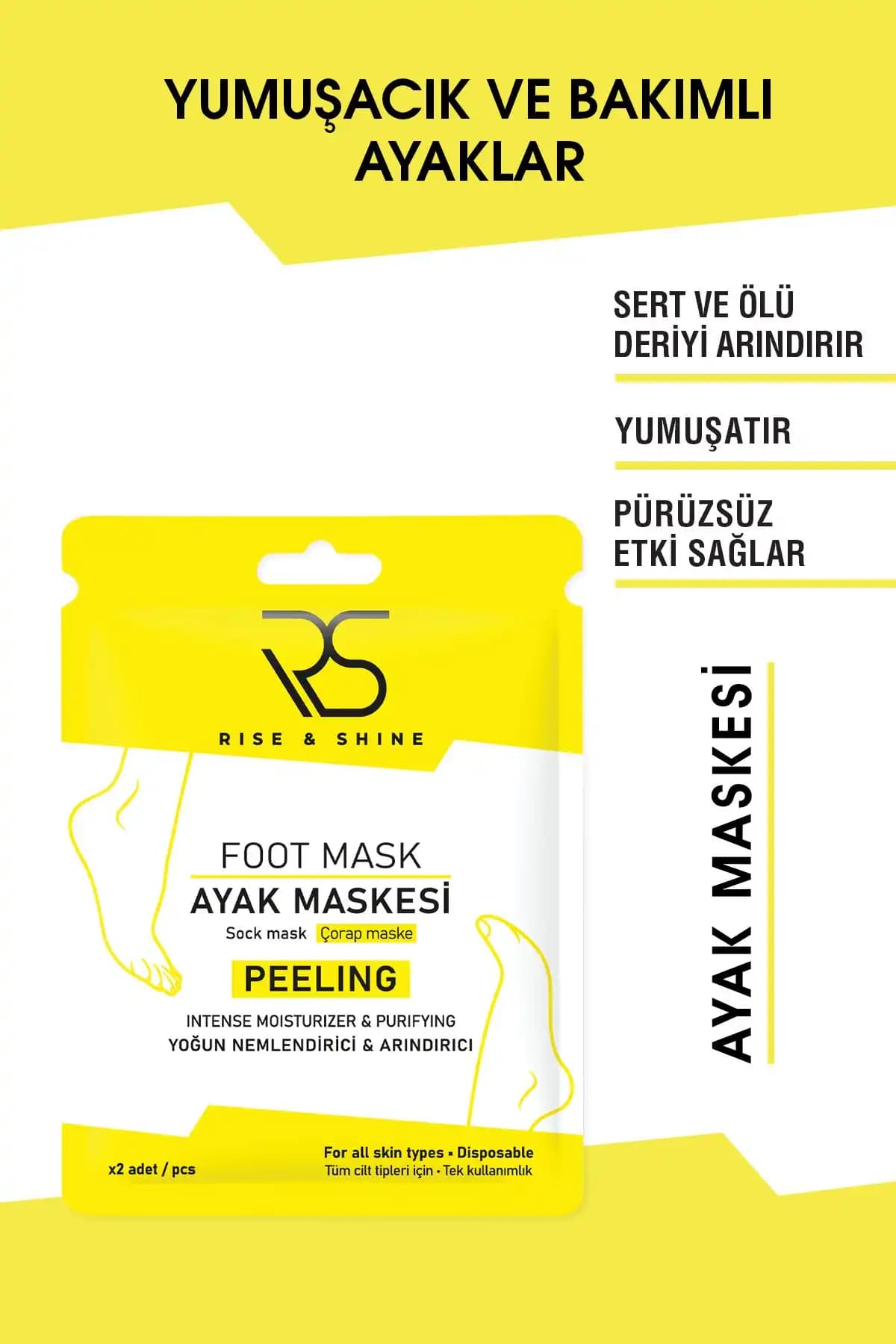 Ayak Peeling Maskeleri Karşılaştırması: Mjcare ve Rise and Shine Ürünleri İncelemesi 2