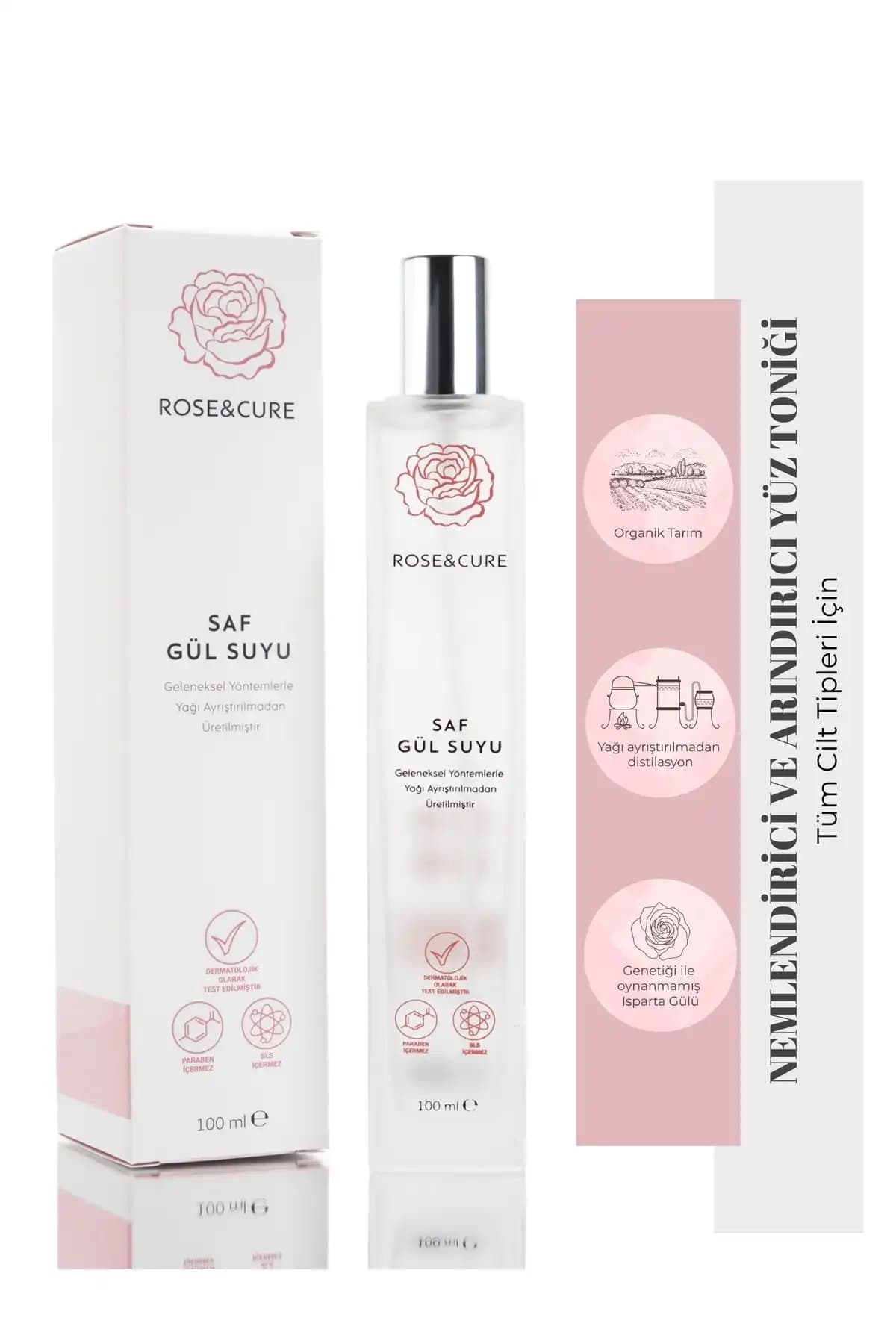 Bade Natural ve Rose and Cure Gül Suyu Karşılaştırması: Doğal ve Güvenilir Cilt Bakım Ürünleri 2
