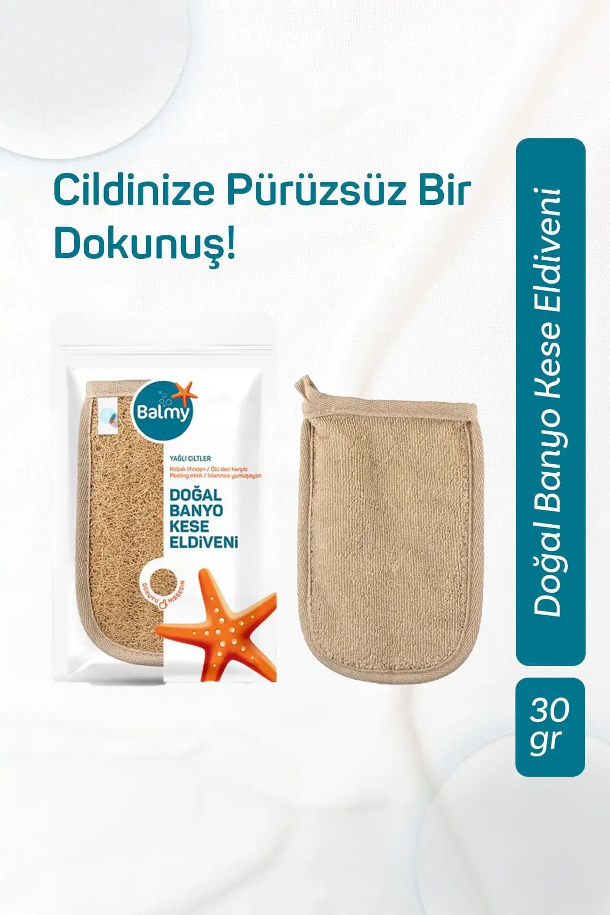 Balmy Doğal Kabak Banyo Eldiveni ve Oval Kesesi Karşılaştırması 1