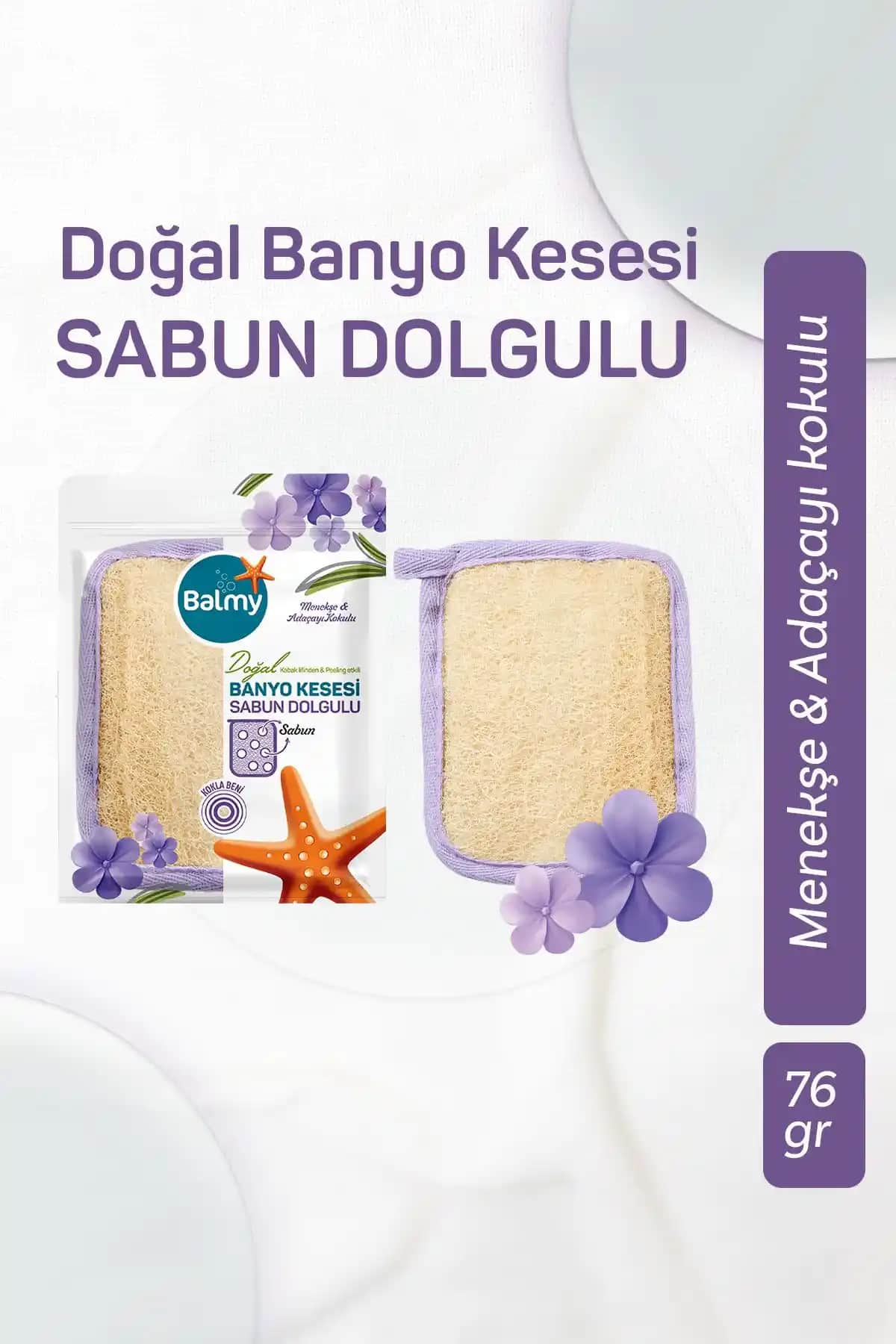 Balmy Doğal Sabun Dolgulu ve Kabak Oval Banyo Keseleri Karşılaştırması