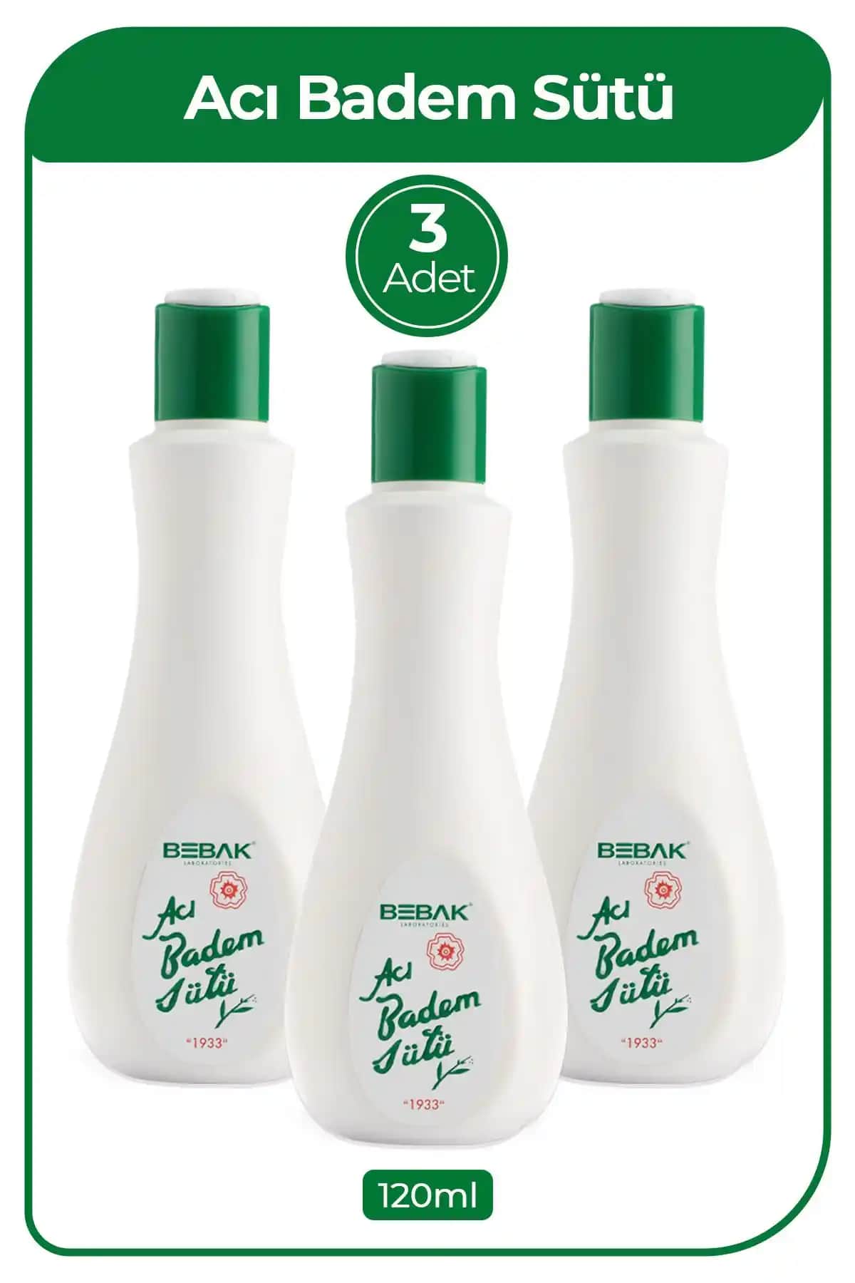 Bebak Acı Badem Makyaj Temizleme ve Nemlendirici Sütleri Karşılaştırması 120 ml ve 215 ml