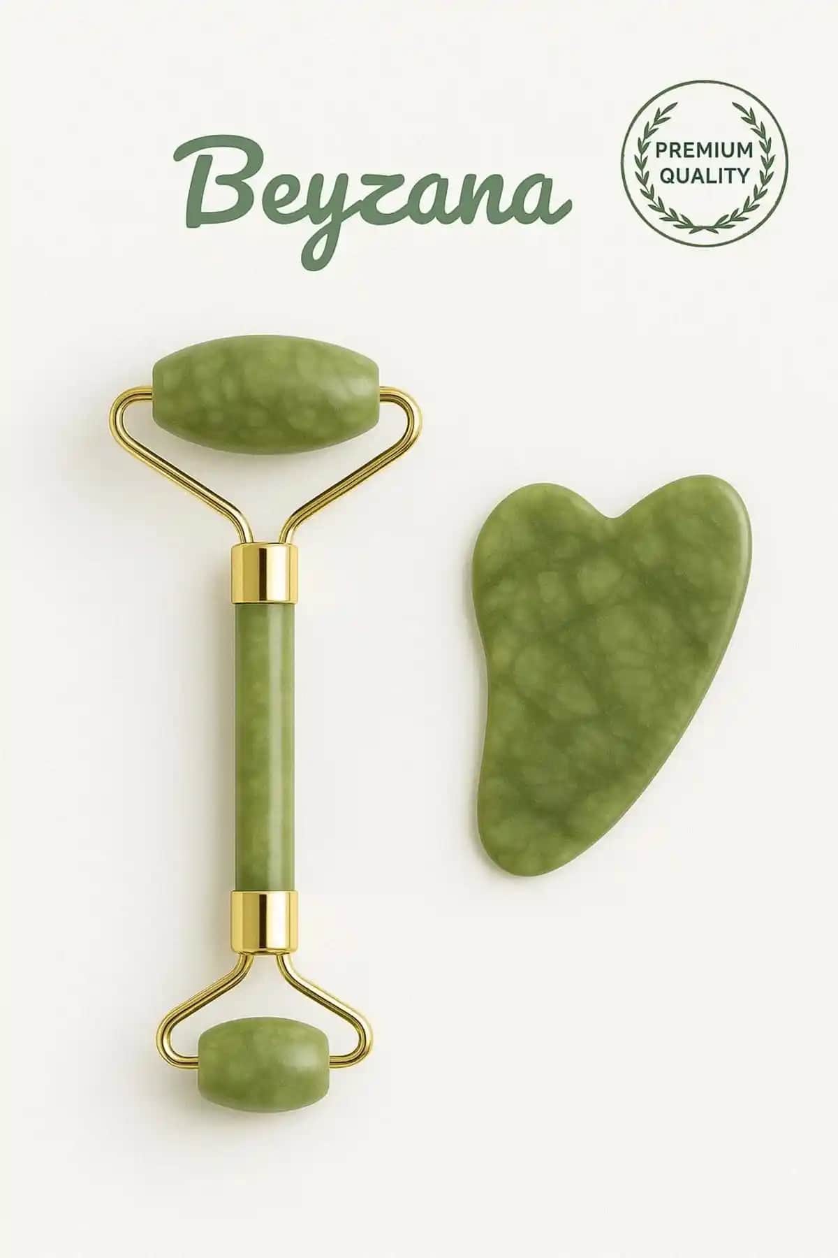 Beyzana Yeşim ve Osmanlı Doğal Taş Gua Sha Masaj Aletleri Karşılaştırması
