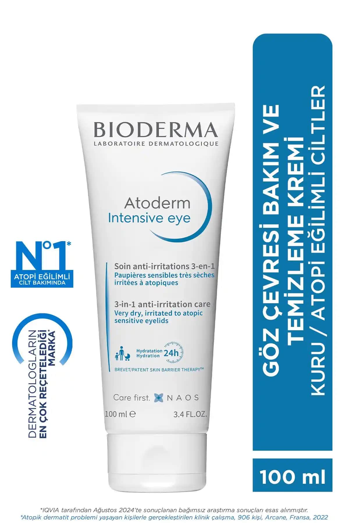 Bioderma Atoderm Intensive ve Vichy Mineral 89 Göz Çevresi Nemlendirici Karşılaştırması