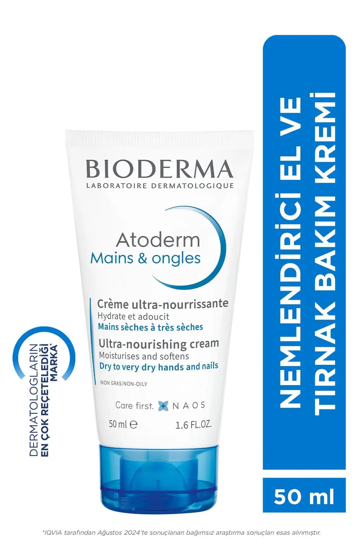 Bioderma Atoderm ve NIVEA Yoğun Nemlendirici El Kremleri Karşılaştırması 1