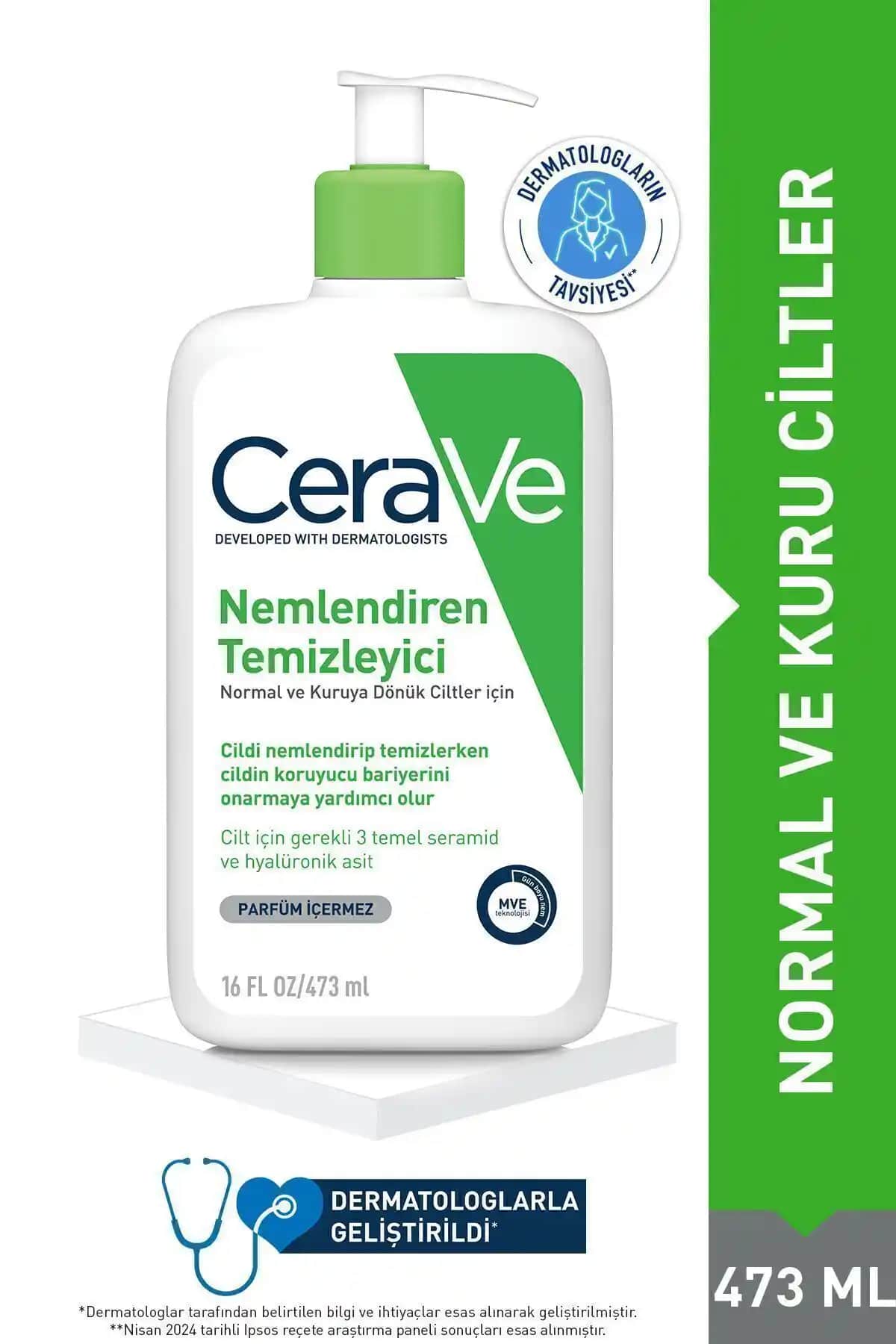 CeraVe Nemlendiren Temizleyiciler Karşılaştırması: 473 ml ve 236 ml Boyutlar