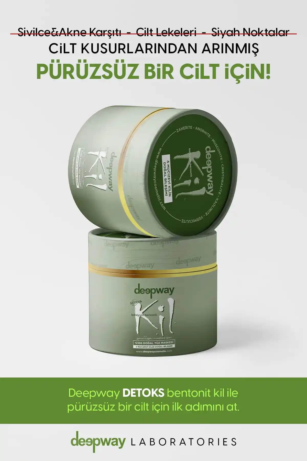 Cilt Bakımında Kil Maskeleri Karşılaştırması: Deep Way Bentonit ve New Essentials Kolajen