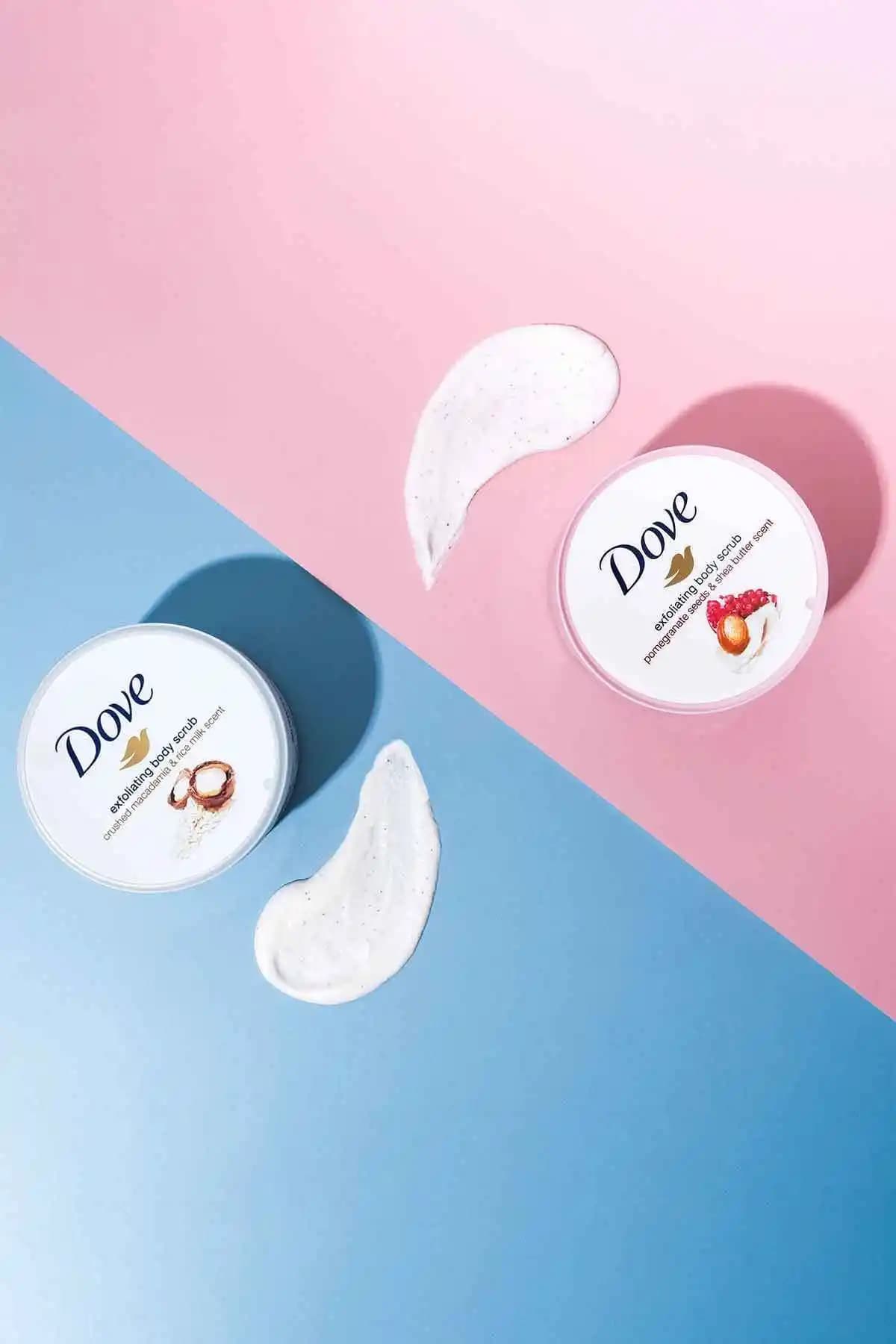 Dove Vücut Peelingi ve GLOUR Şeker Scrub Karşılaştırması: Özellikler ve Kullanıcı Yorumları