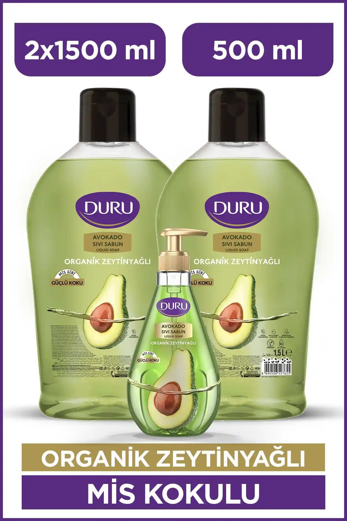 Duru Organik Zeytinyağlı Sıvı Sabun ve Protex Ultra Koruma Sabunu Karşılaştırması