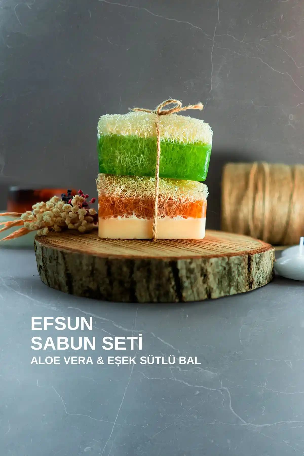 Efsun Doğal Kabak Lifli Sabun ve Yeni tweet 2' El Yapımı Sabun Karşılaştırması