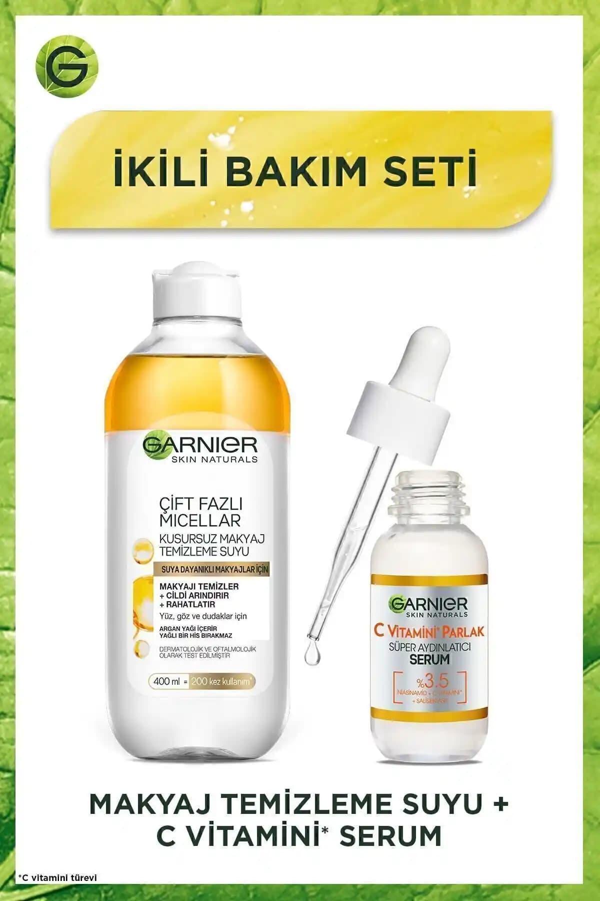 Garnier C Vitamin Serumu ve Parlak Süper Aydınlatıcı Serum Karşılaştırması