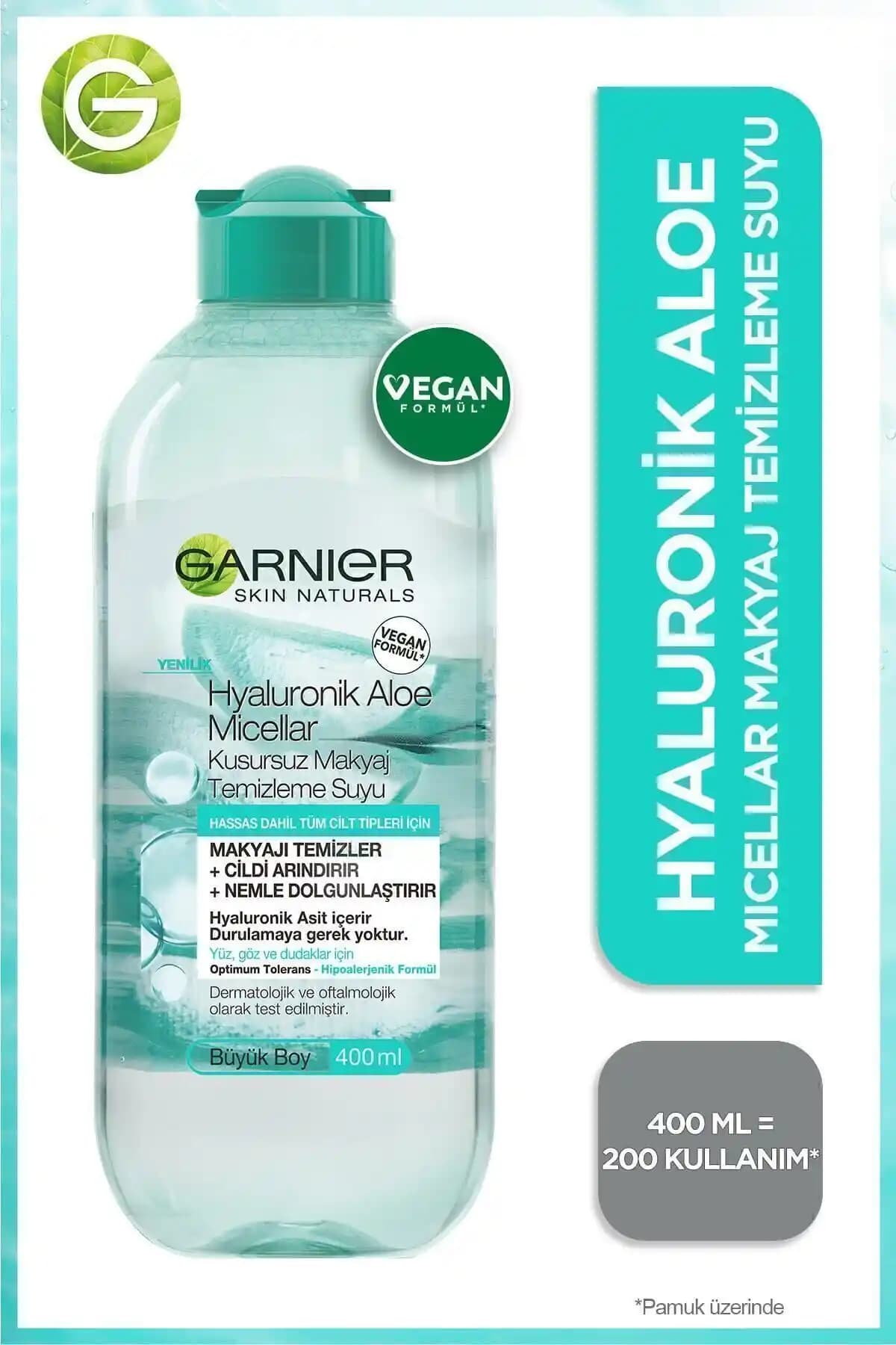 Garnier Hyaluronik Aloe ve Micellar Kömür Temizleyici Karşılaştırması