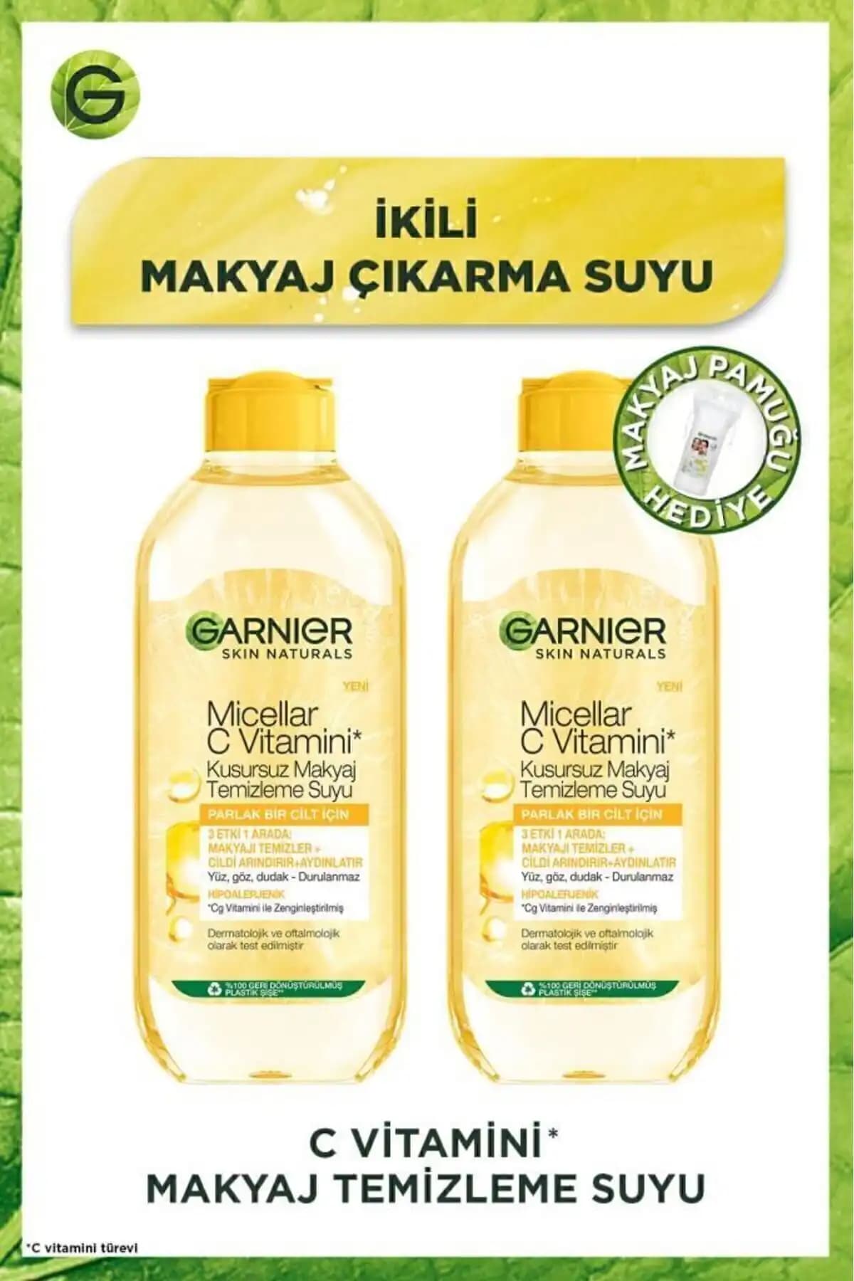 Garnier Makyaj Temizleme Suları Karşılaştırması: Micellar ve C Vitamini Formüllerinin Özellikleri 2