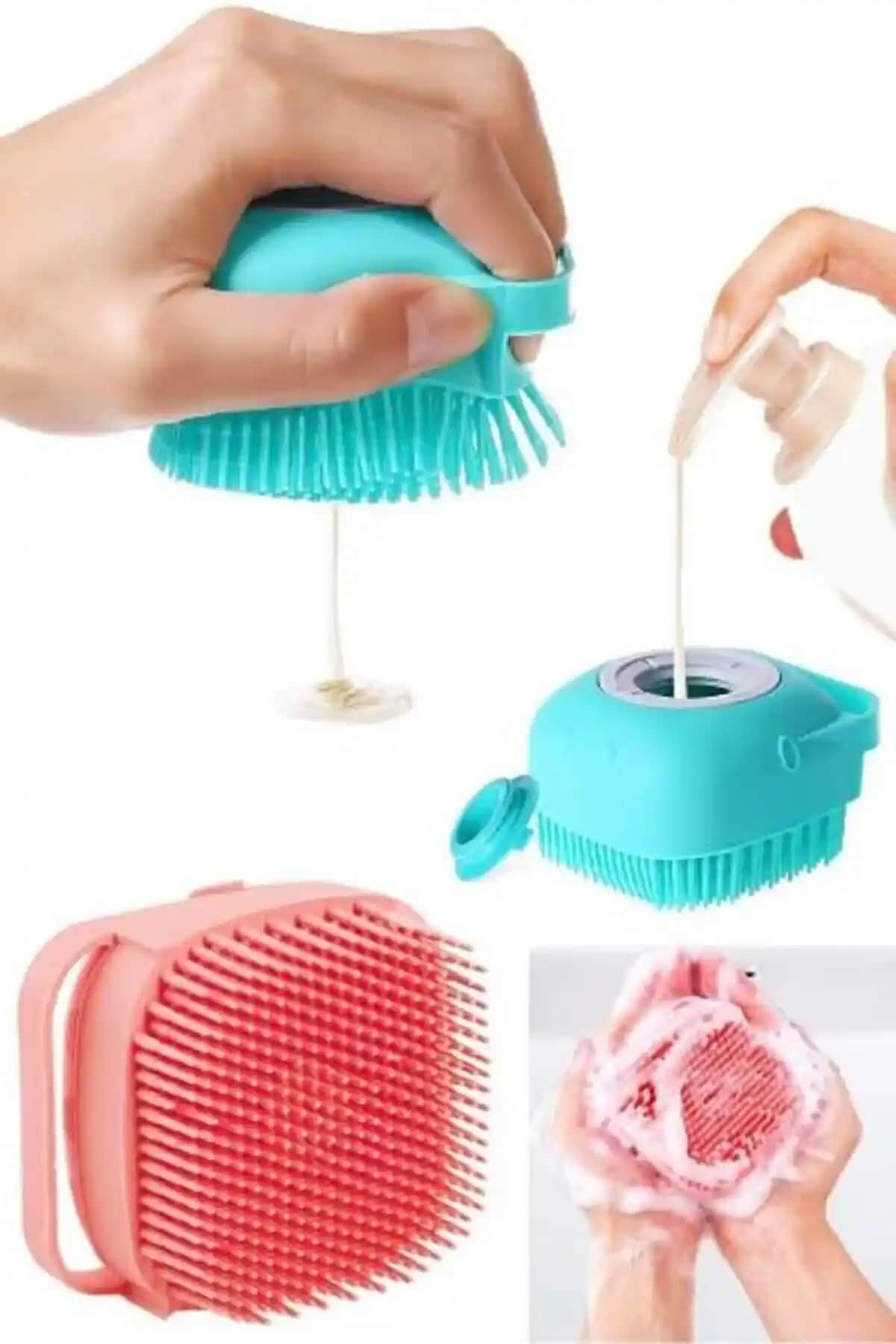 Genel Markalar Duş Jeli Hazneli Silikon Fırça ve Nascita Silikon Vücut Temizleme Karşılaştırması