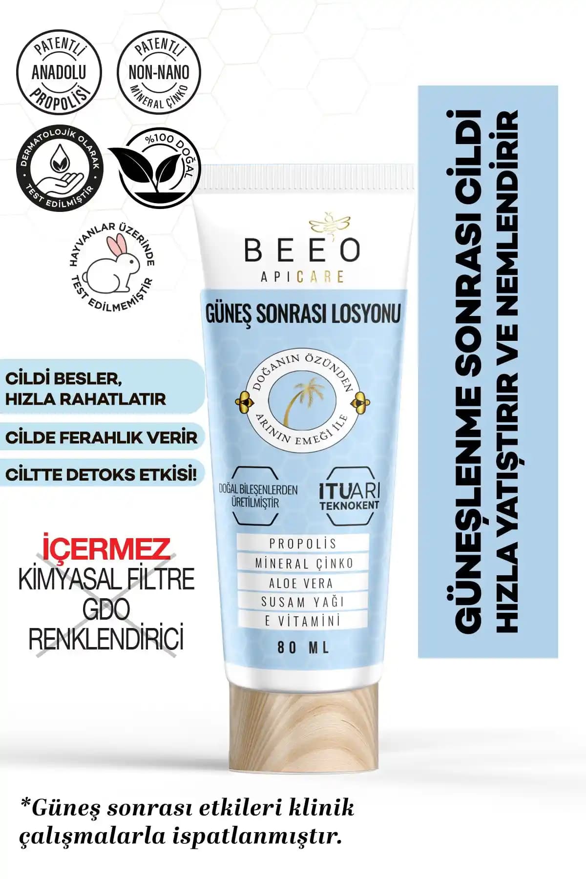 Güneş Sonrası Cilt Bakımı: Propolisli Krem ve Aloe Vera Jel Karşılaştırması