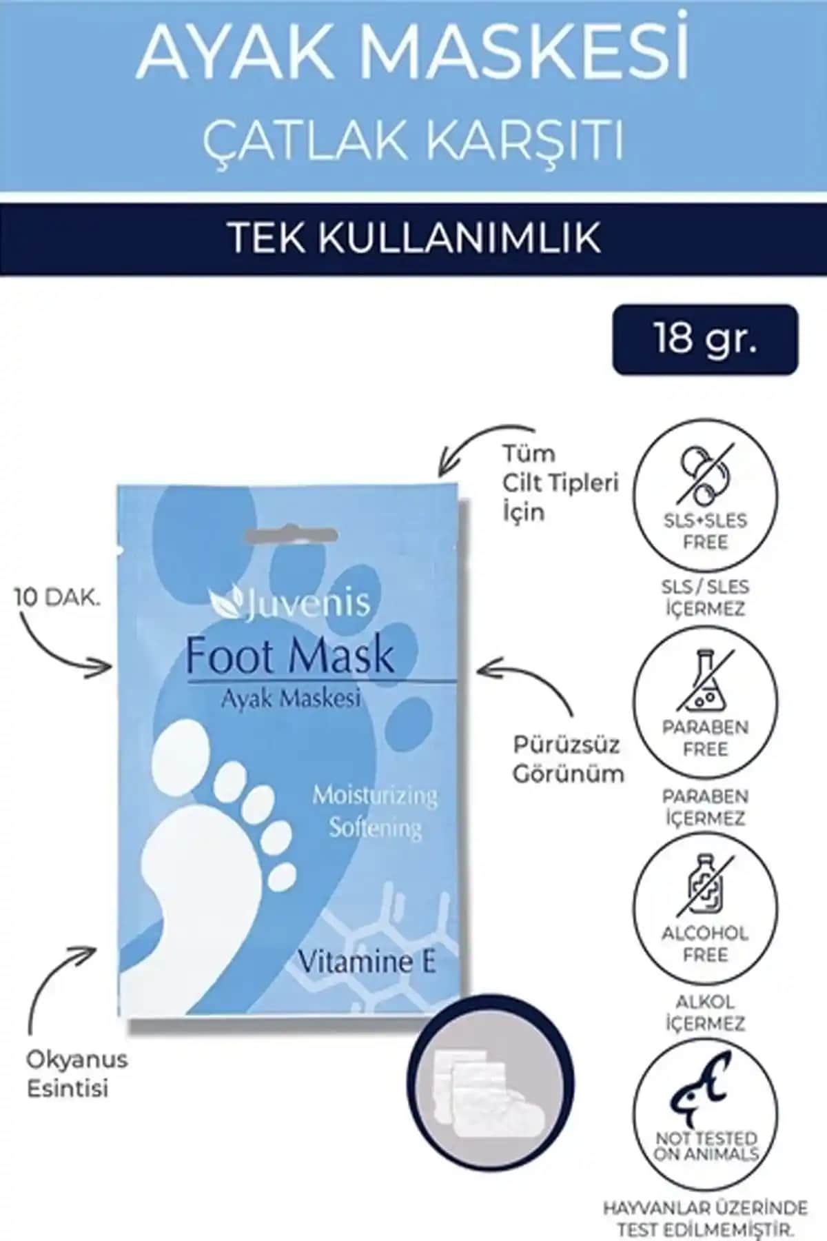Juvenis E Vitaminli ve Mara Exfoliating Ayak Maskeleri Karşılaştırması