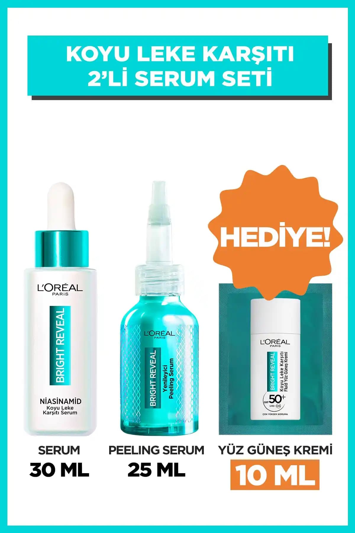 L'Oreal Paris Koyu Leke Karşıtı Serum ve Güneş Kremi Karşılaştırması
