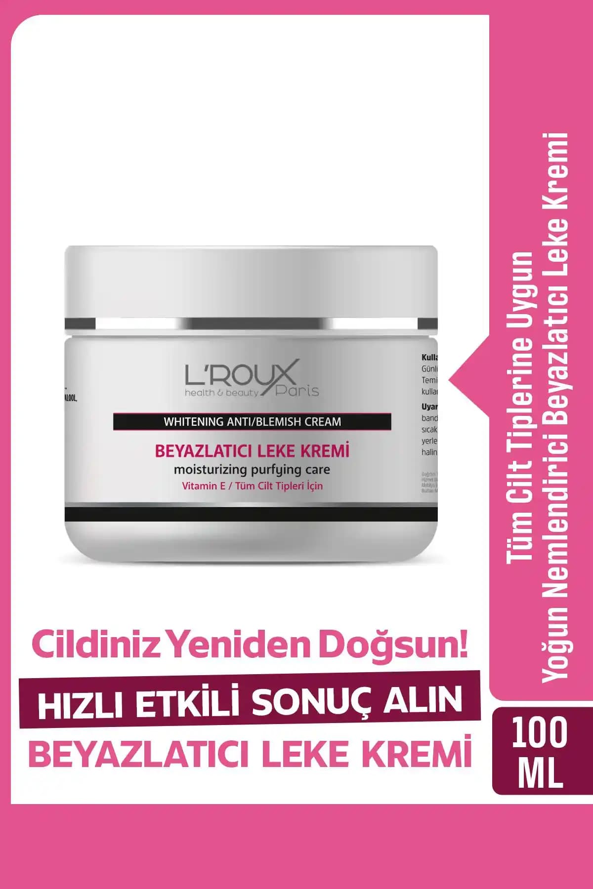 L'roux ve Mis Lady Cilt Beyazlatıcı Kremlerinin Karşılaştırması ve Etkinlik Analizi