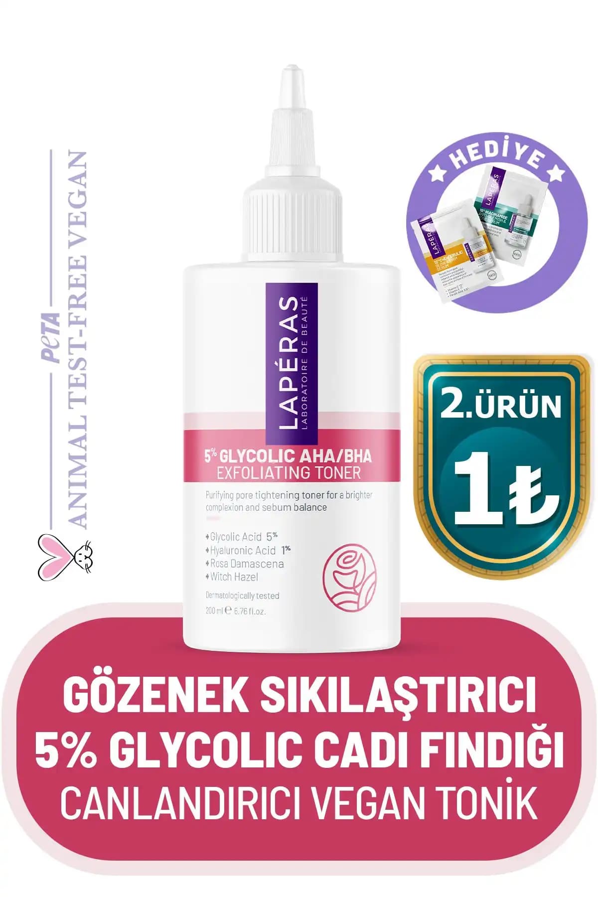 LAPERAS CaFındık Tonik ve Sivilce Karşıtı Temizleme Jeli Karşılaştırması 1