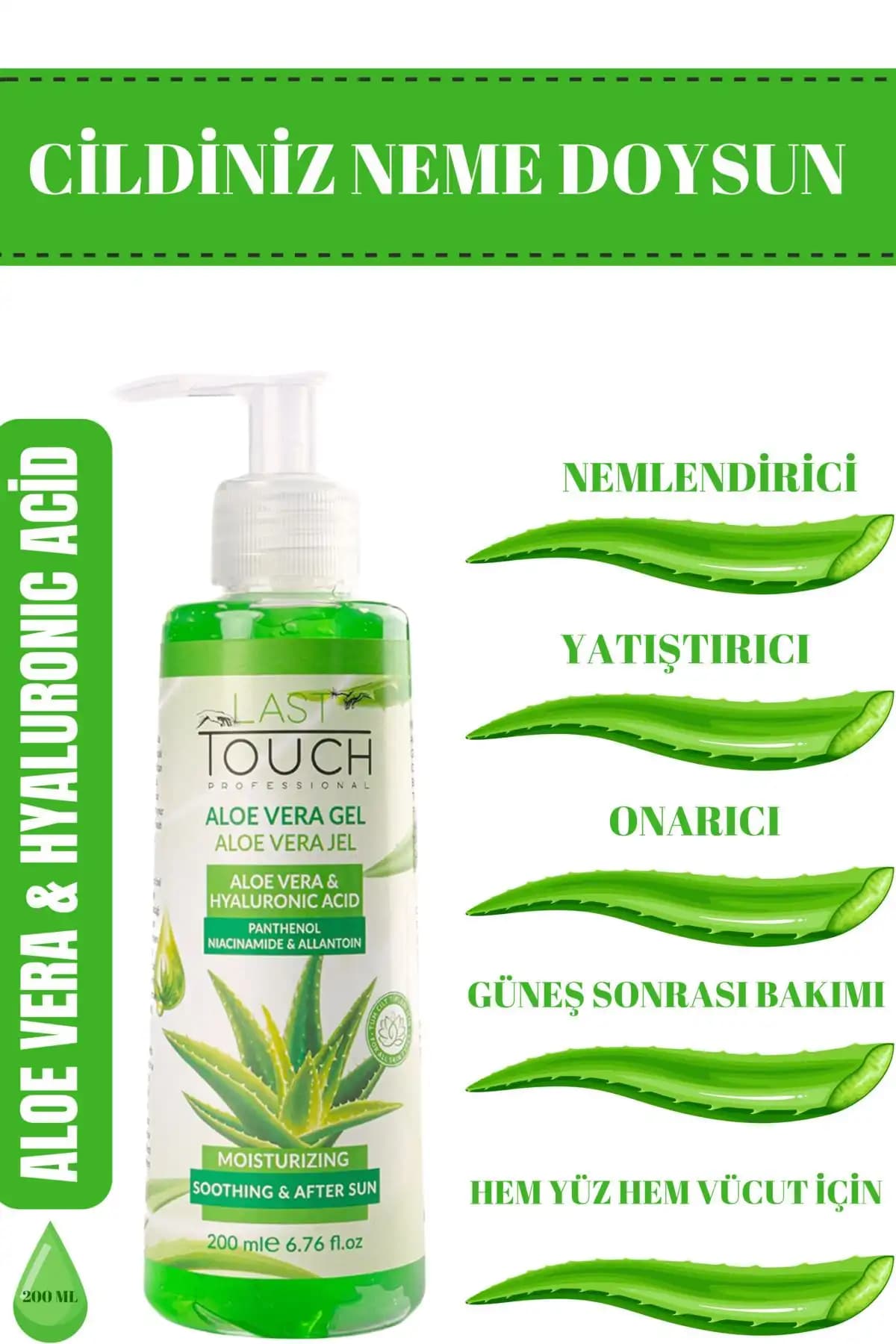 LAST TOUCH Aloe Vera Jel ve Trinova Aloe Vera Jel Karşılaştırması: Güneş Sonrası ve Nemlendirme Ürünleri 1