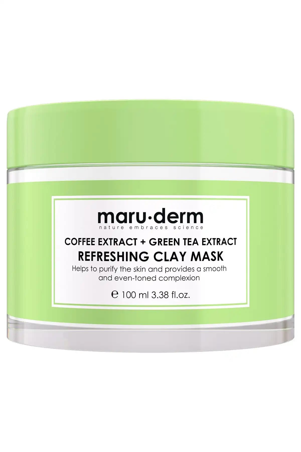 Maru.Derm Kil Maskeleri Karşılaştırması: Kahve-Yeşil Çay ve Salisilik Asit Çay Ağacı 1