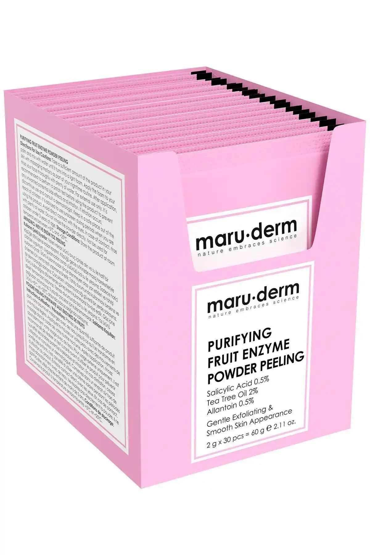 Maru.Derm ve The Purest Solutions Enzim Peeling Karşılaştırması