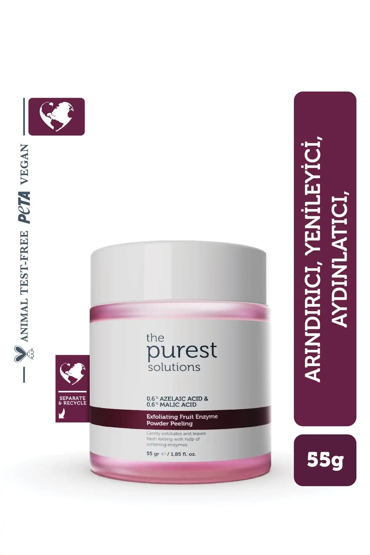 Maru.Derm ve The Purest Solutions Enzim Peeling Karşılaştırması: Cilt Aydınlatma ve Temizlik Ürünleri 2