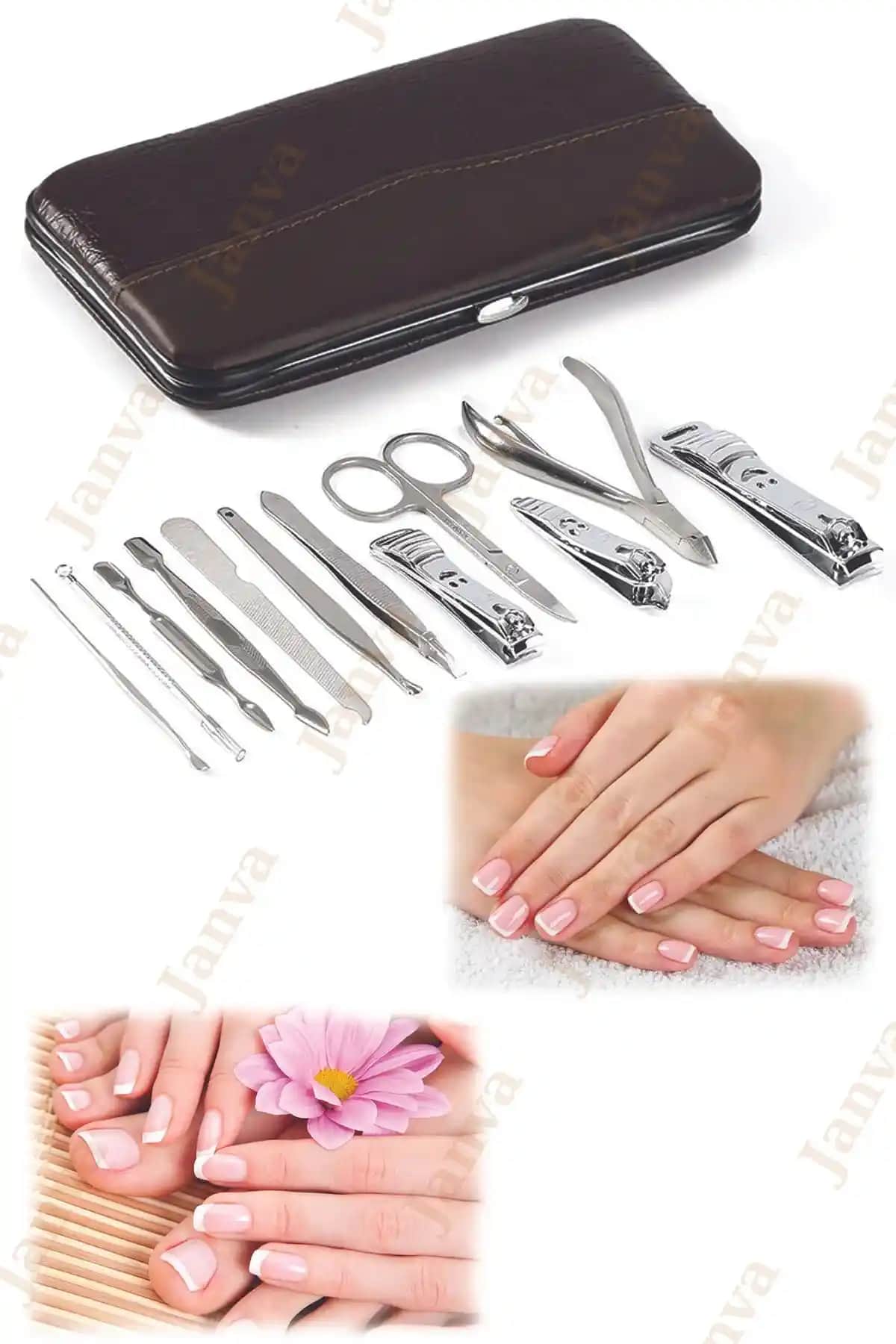 MERZE 12 Parça Profesyonel Manikür Seti ve Mkey Pedikür Seti Karşılaştırması