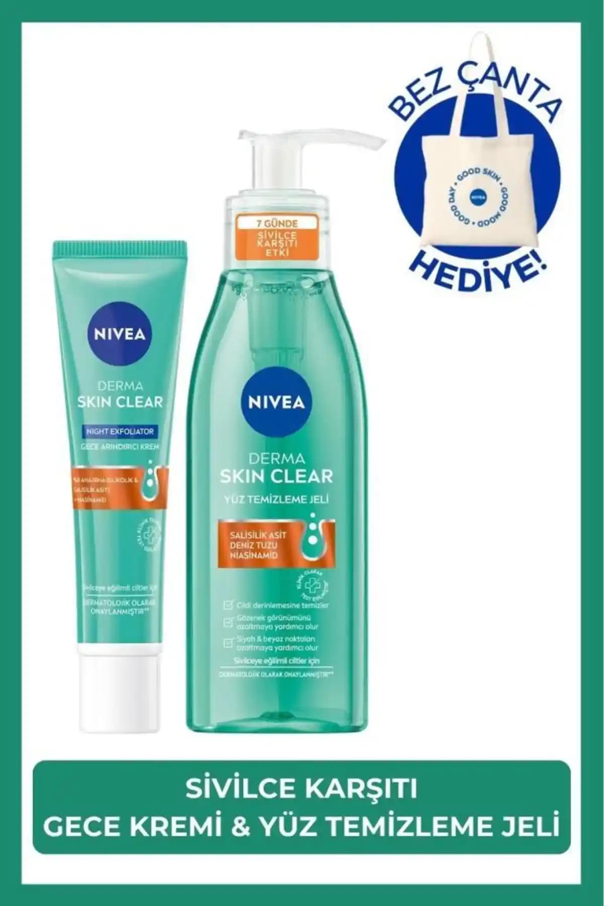 NIVEA Derma Skin Clear Ürünleri Karşılaştırması Sivilce ve Cilt Temizliği İçin