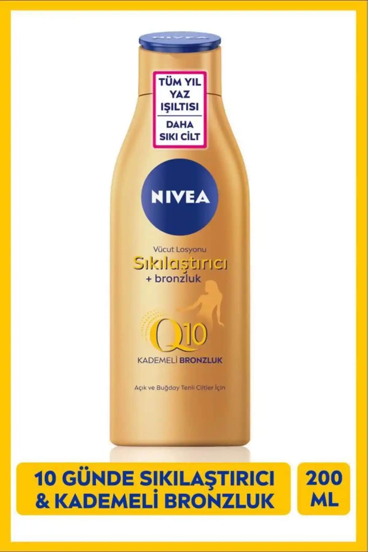 NIVEA Q10 Sıkılaştırıcı ve Bronzlaştırıcı Vücut Losyonları Karşılaştırması ve Özellikleri
