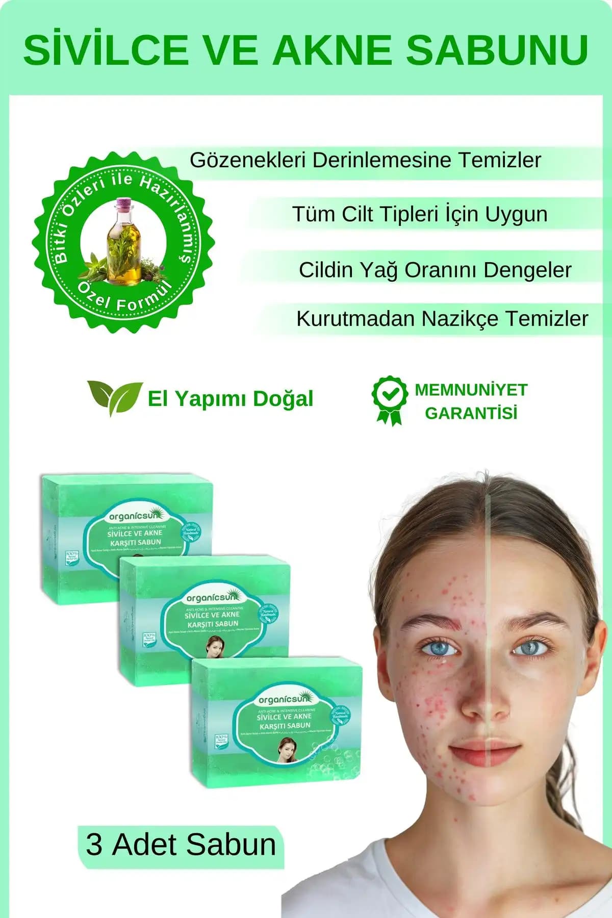 Organicsun Doğal Sabunlar Karşılaştırması: Akne ve Sivilce İçin En İyi Seçenekler 1