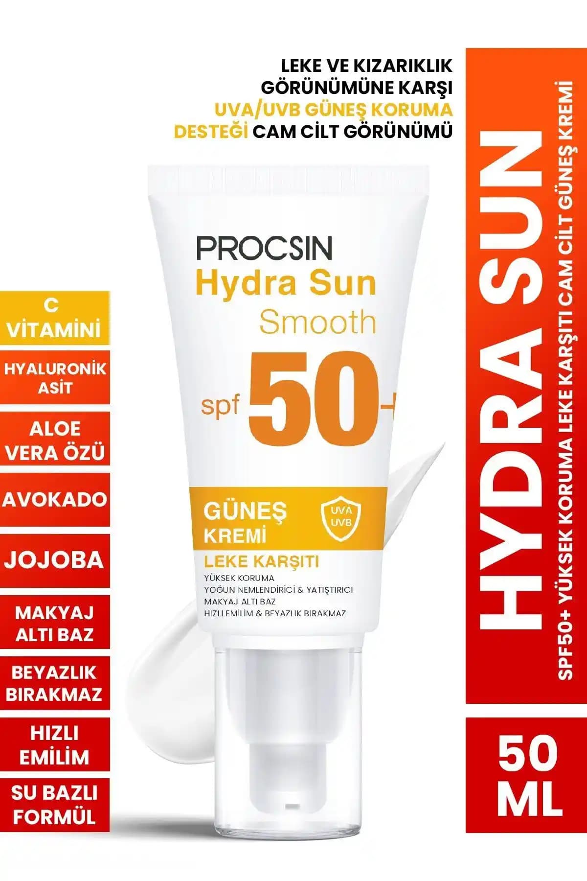 PROCSIN Hydra Sun SPF50+ ve Yüksek UV Korumalı Güneş Kremleri Karşılaştırması