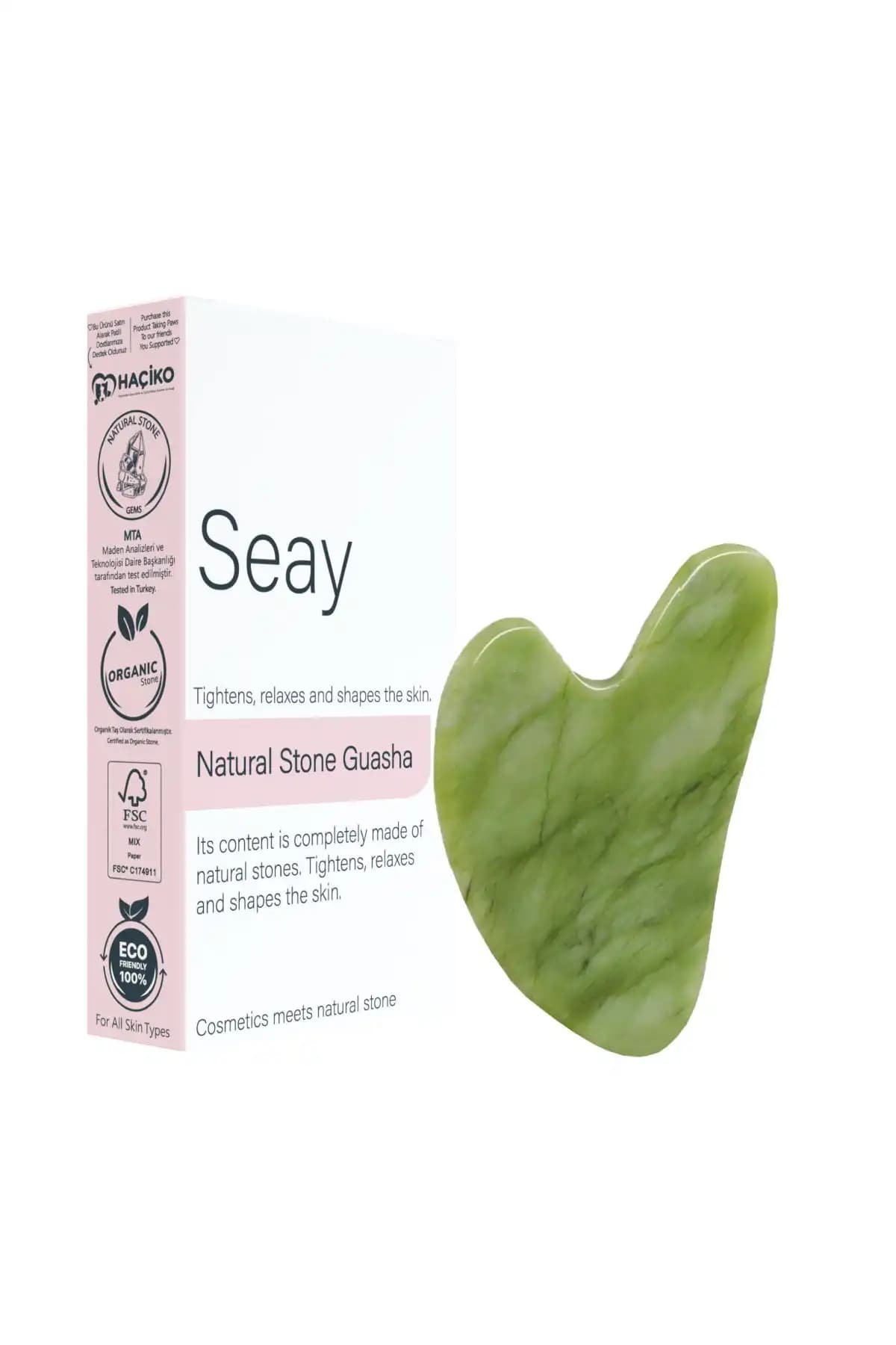 Seay Kristal Kuvars ve Yeşim Taşı Gua Sha Yüz Masaj Aletleri Karşılaştırması 2