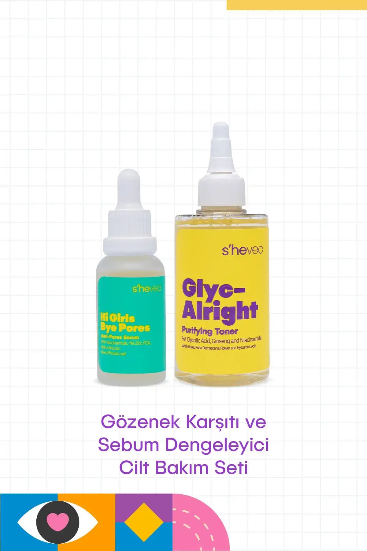 SHE VEC Gözenek Sıkılaştırıcı Set ve RED VELVET Peeling Serum Karşılaştırması ve Kullanım Rehberi 1