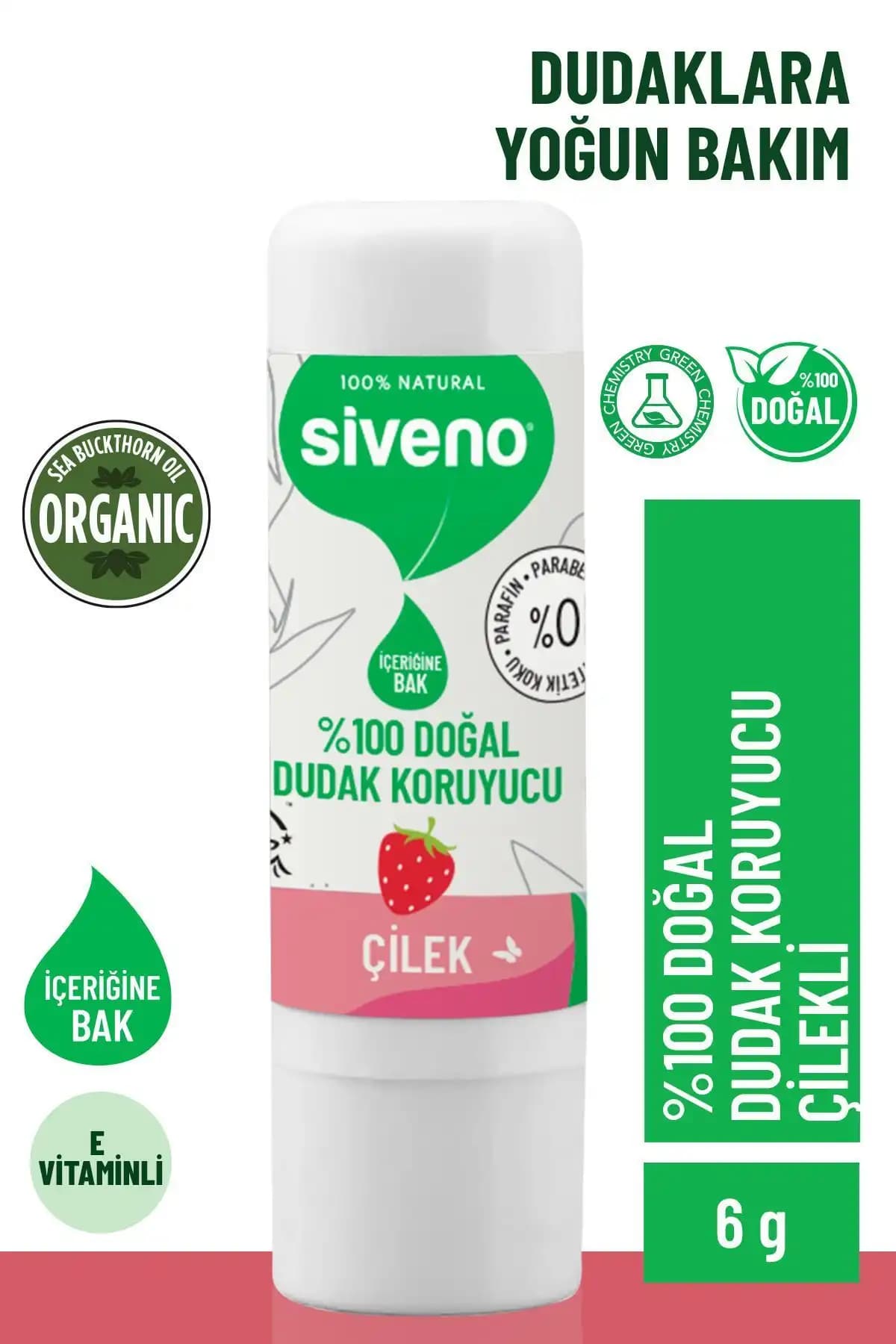 Siveno Doğal Dudak Koruyucu Çilek ve Nane Limon Aroması Karşılaştırması 1