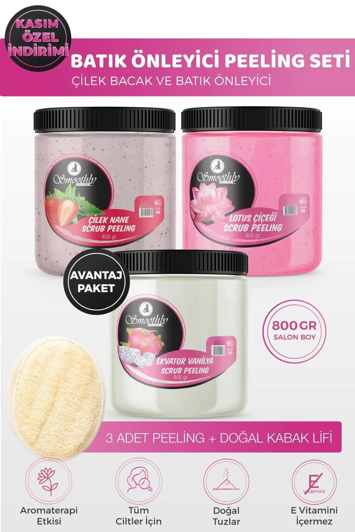 Smoothly Peeling Ürünleri Karşılaştırması: Çilek & Nane Aromalı ve Peeling Avantaj Seti 2