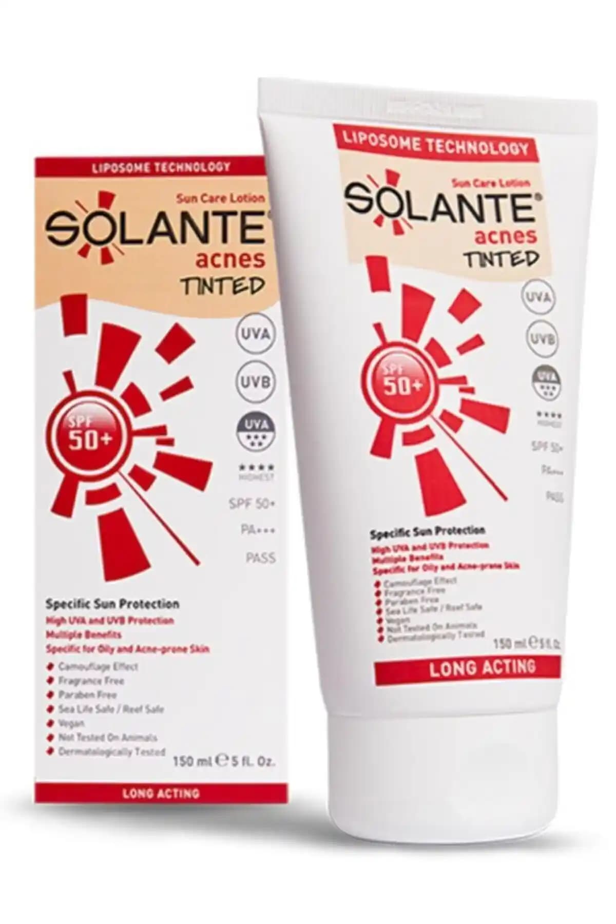 Solante Acnes ve Telerubor Tinted SPF 50 Güneş Koruyucu Ürünlerin Karşılaştırması ve Özellikleri