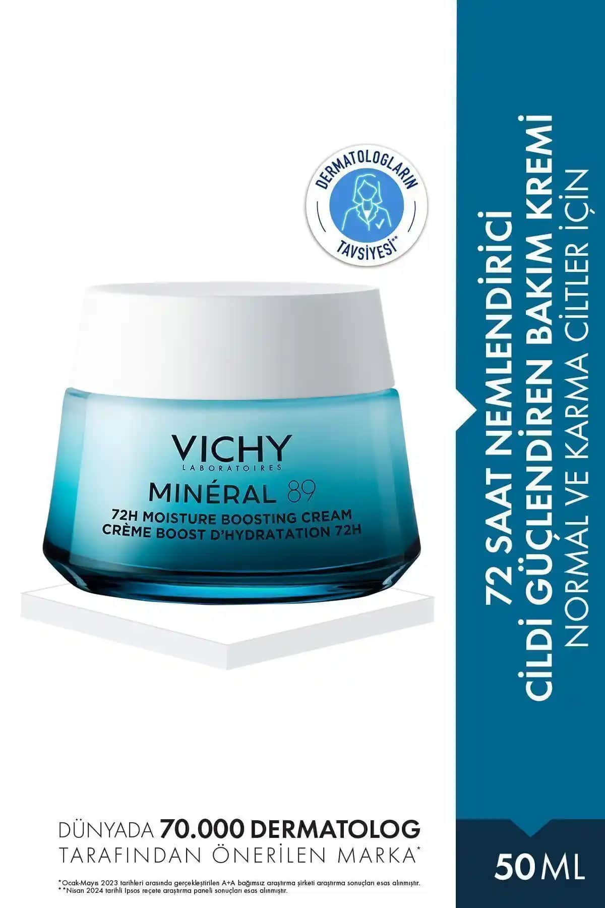 Vichy Mineral 89 Cildi Güçlendiren ve Nemlendirici Serum ile Kremin Karşılaştırması