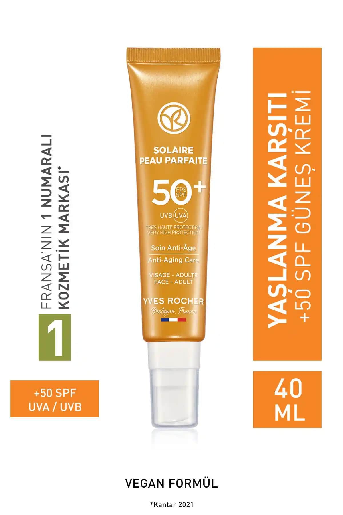 SPF 50 Yüz Güneş Kremi: Fotoyaşlanma ve Leke Koruma