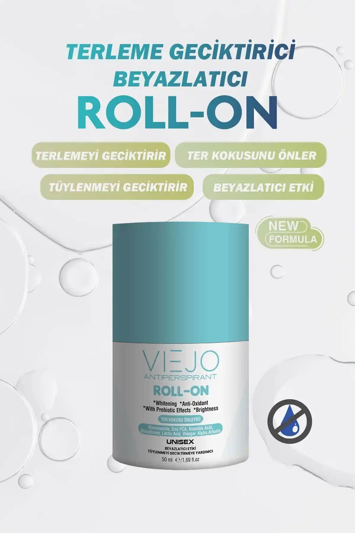 Unisex Roll-on Antiperspirant for Sweating Relief