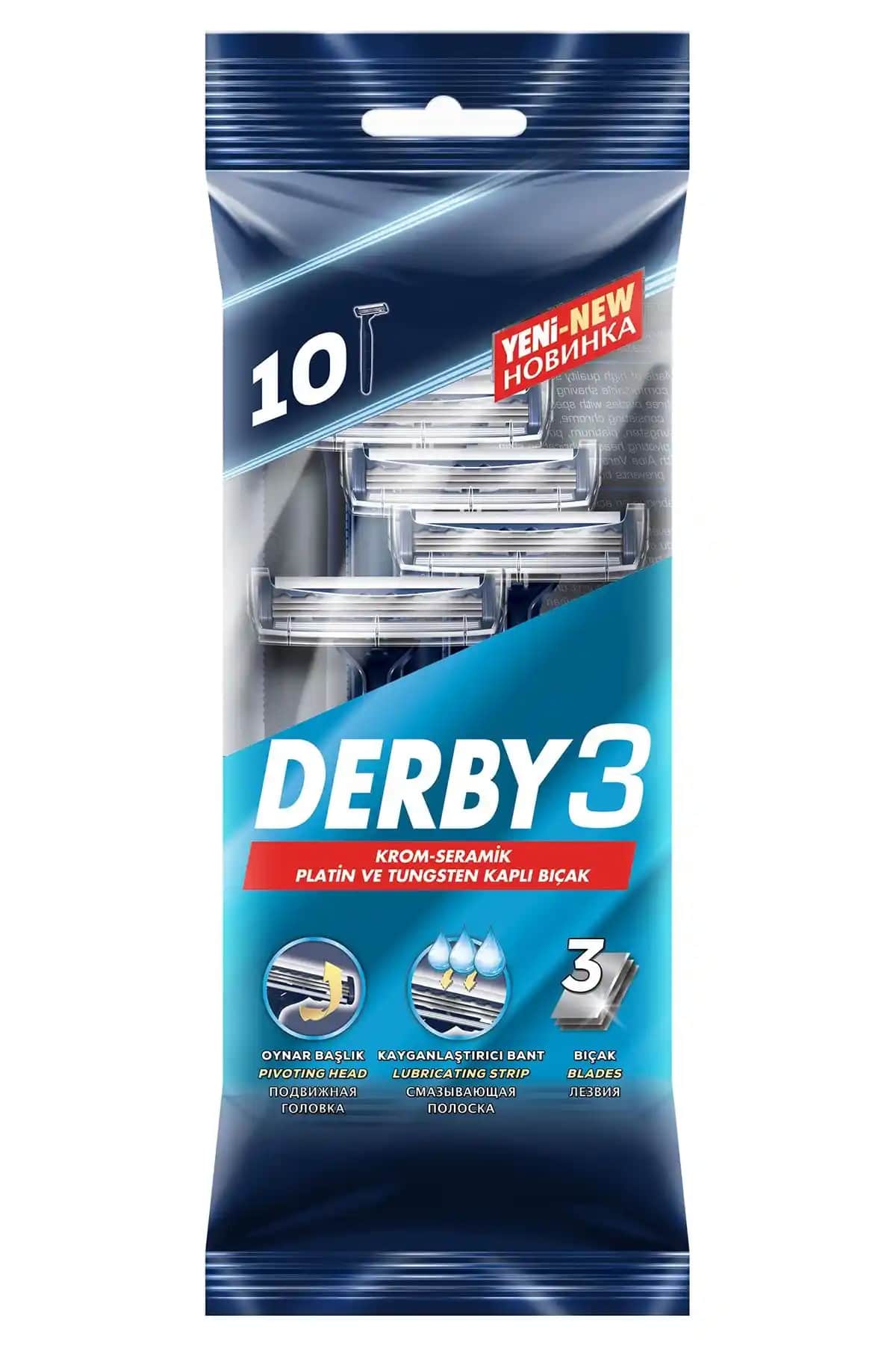 Derby Samurai3 Tıraş Bıçağı: Konforlu ve Etkili Tıraş Deneyimi