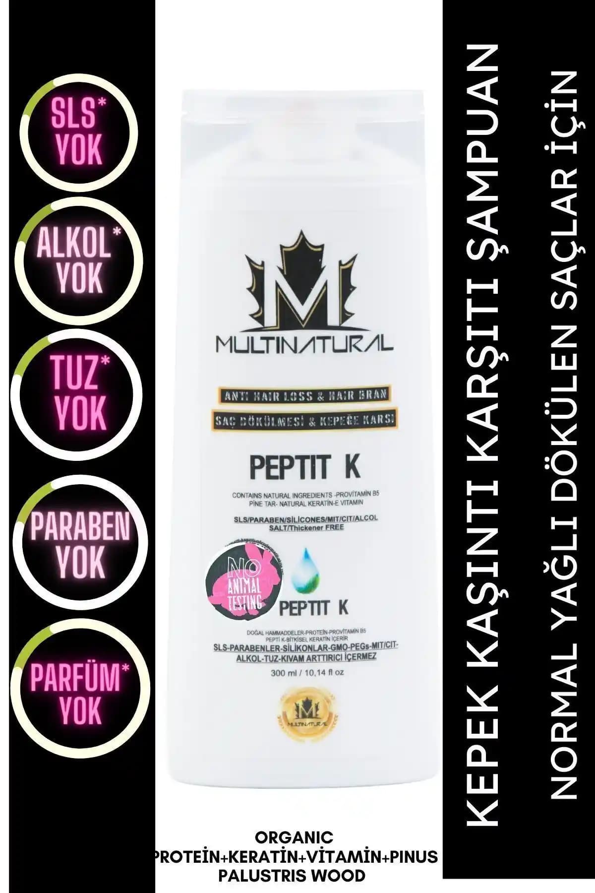 Multinatural Kepek ve Seboreik Saç Dökülmesi Karşıtı Şampuan Özellikleri
