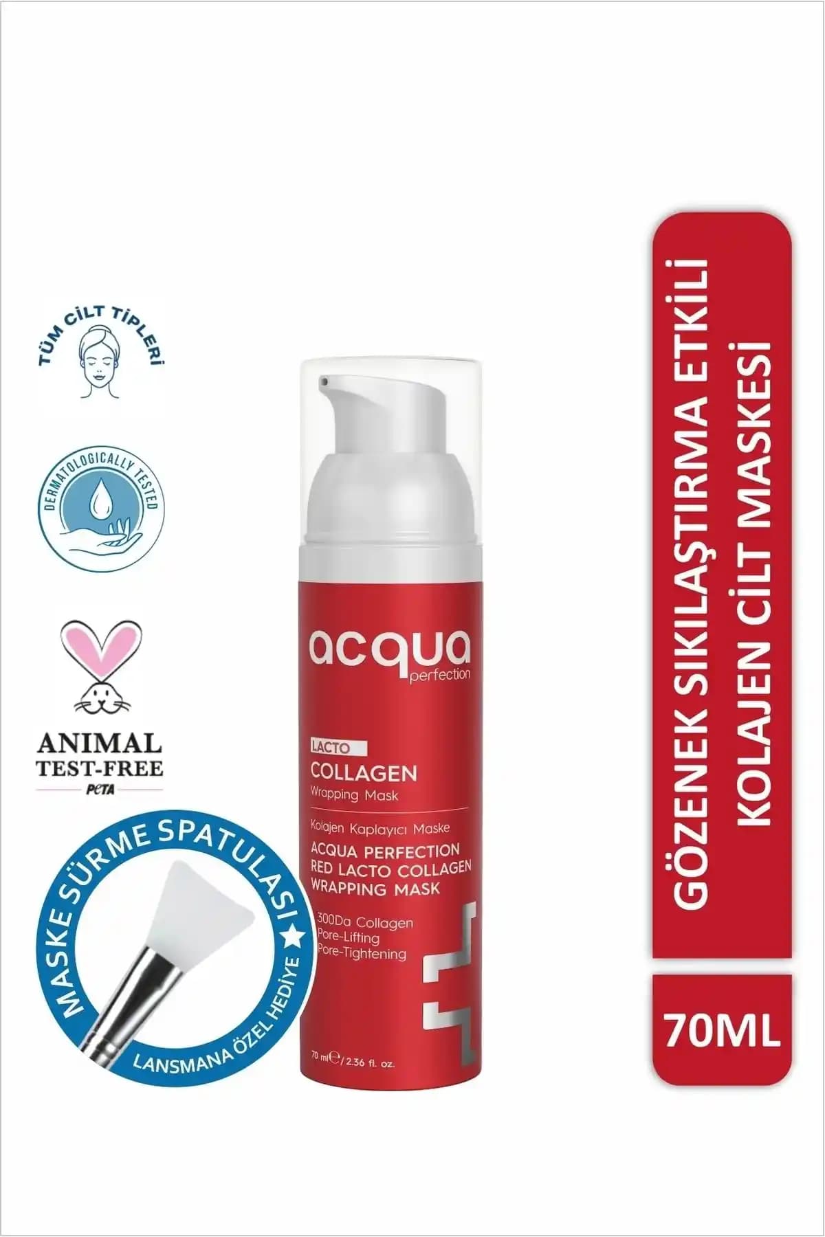 Acqua Perfection Collagen Wrapping Mask: Kolajen İçerikli Soyulabilen Cilt Bakım Maskesi