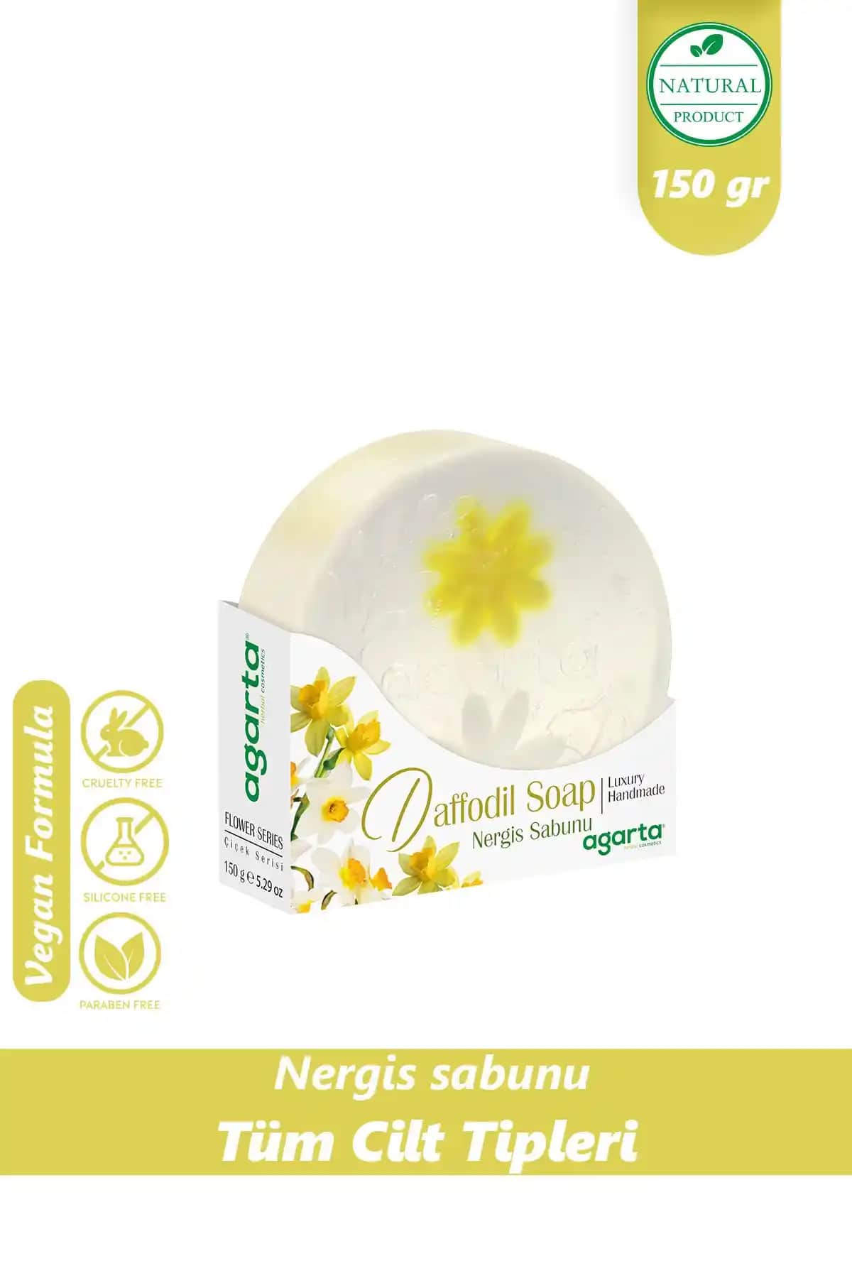 Agarta El Yapımı Doğal Nergis Sabunu: Cilt ve Saç Bakımı İçin Doğal Çözüm