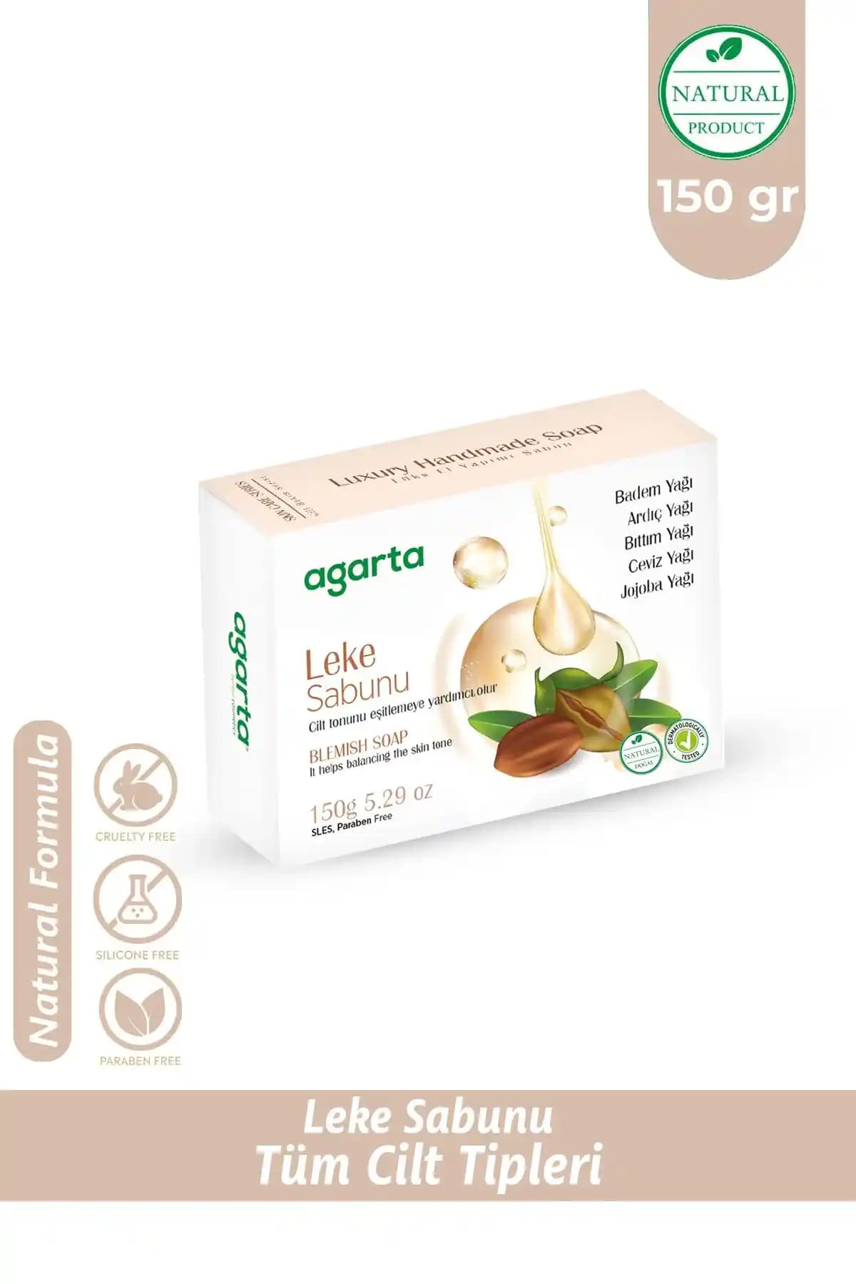 Agarta Lekeli Doğal Sabun: Doğal İçeriklerle Cilt Sağlığını Destekleyen Ürün