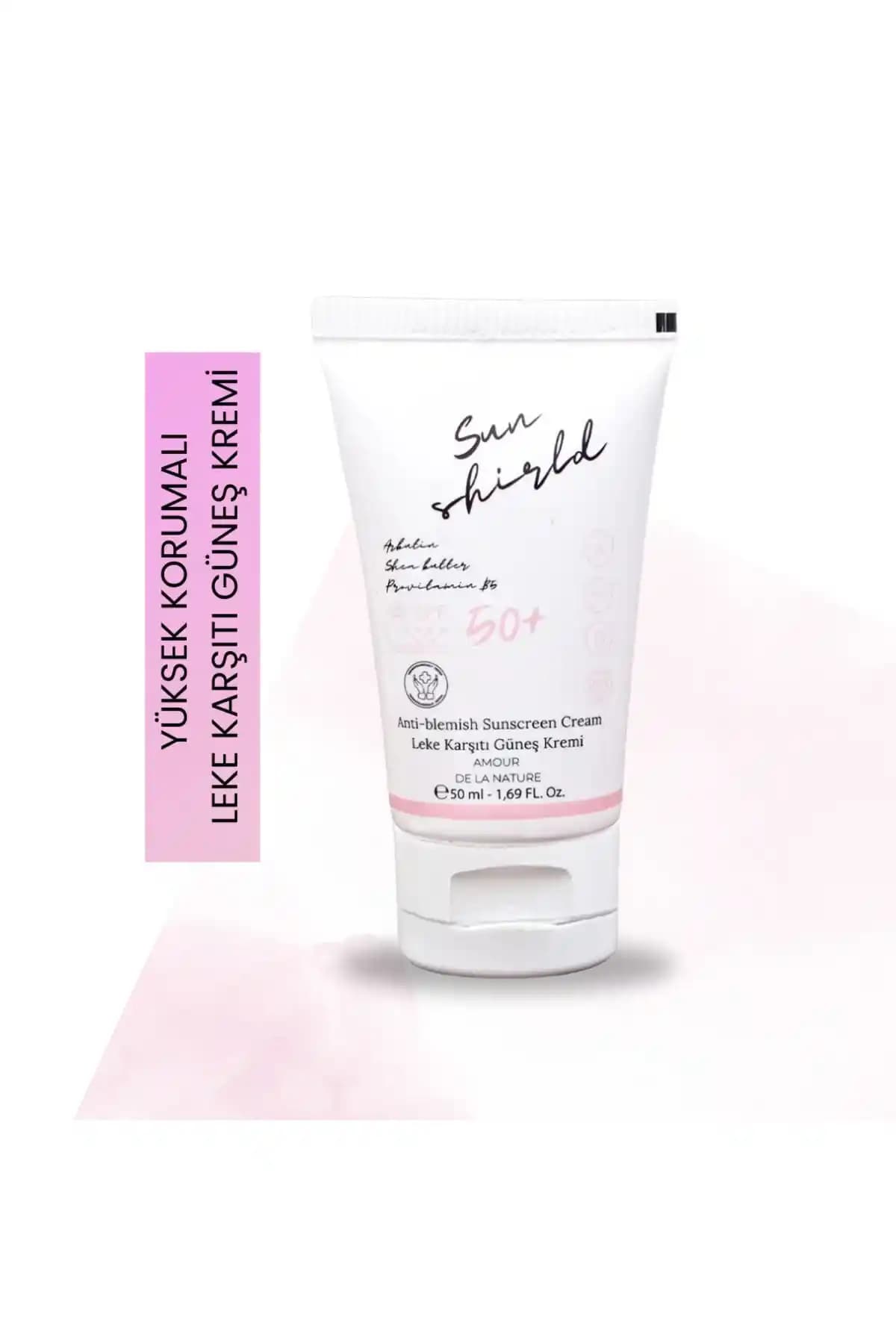 AMOUR DE LA NATURE Sun Shield Güneş Kremi: Cilt Tonunu Eşitleyen Nemlendirici ve Koruyucu