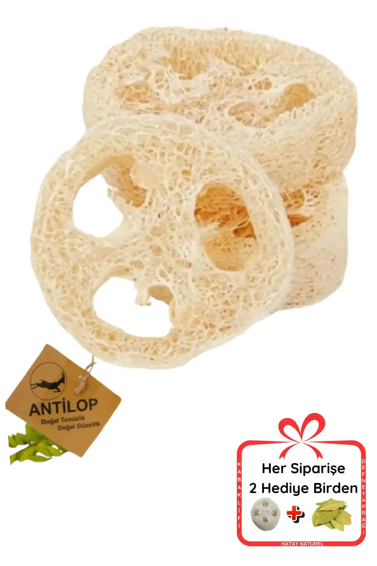 Antilop Doğal Kabak Lifi Oval: Doğadan Gelen Temizlik ve Bakım Çözümü